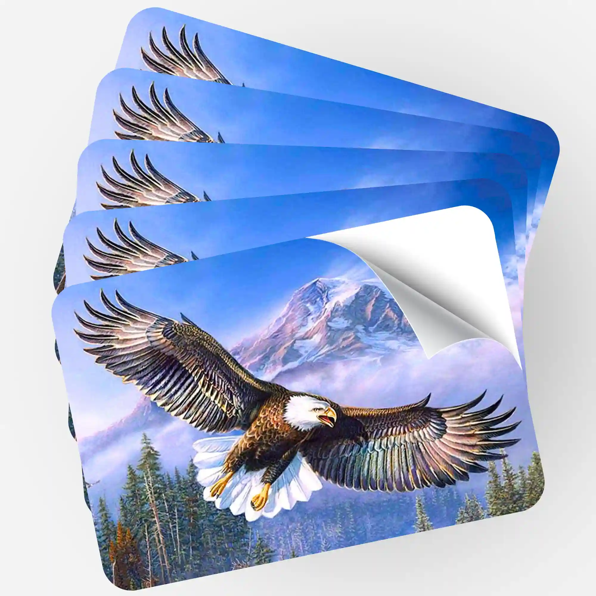 Aufkleber 5er-Set - Adler der Berge