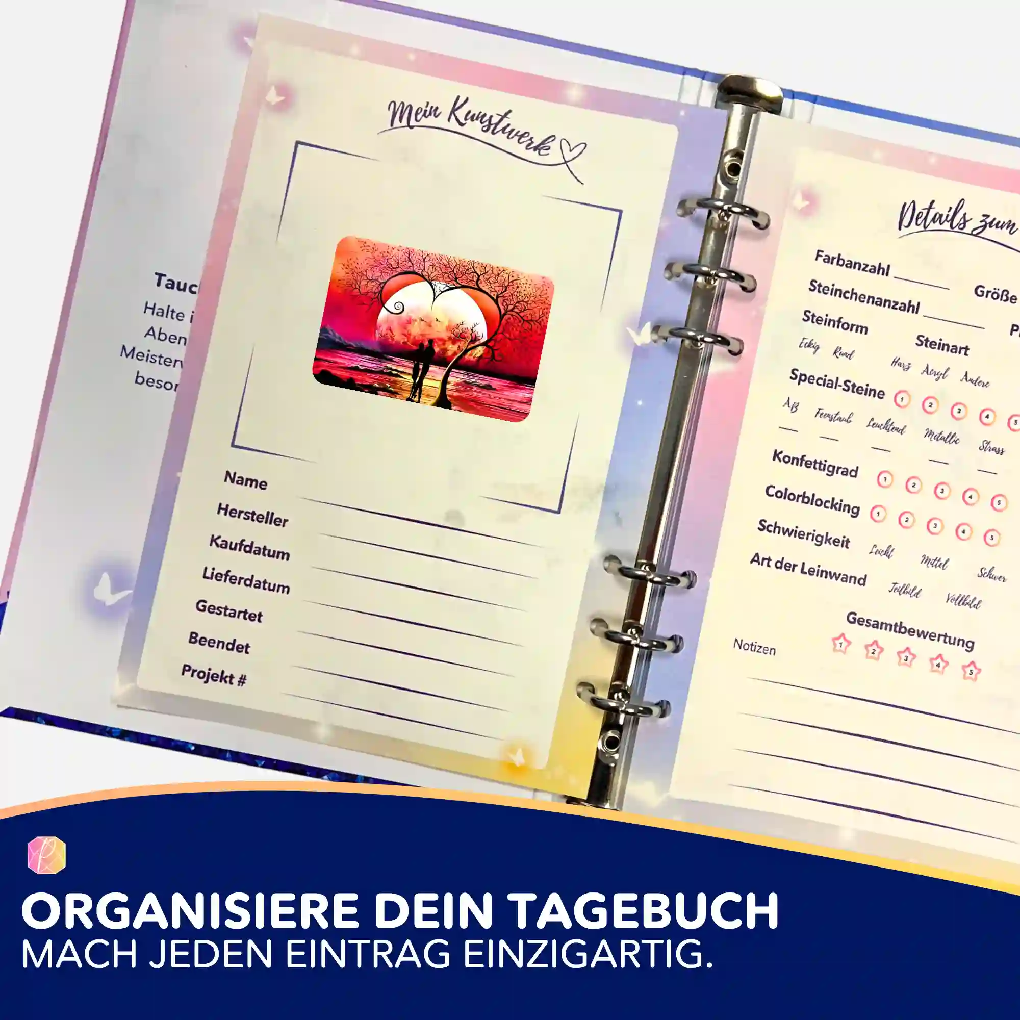 Aufkleber 5er-Set - Baum der Liebe - Image 3