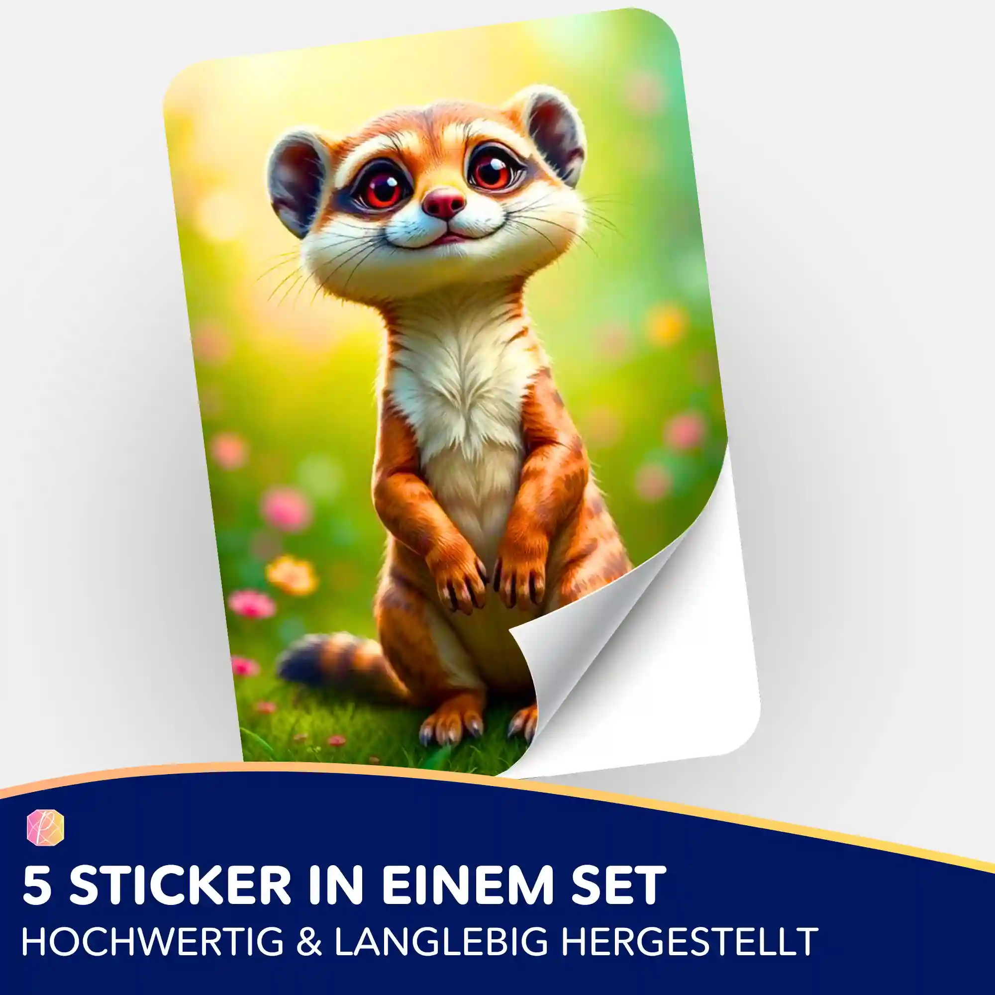 Aufkleber 5er-Set - Eddi - Image 2