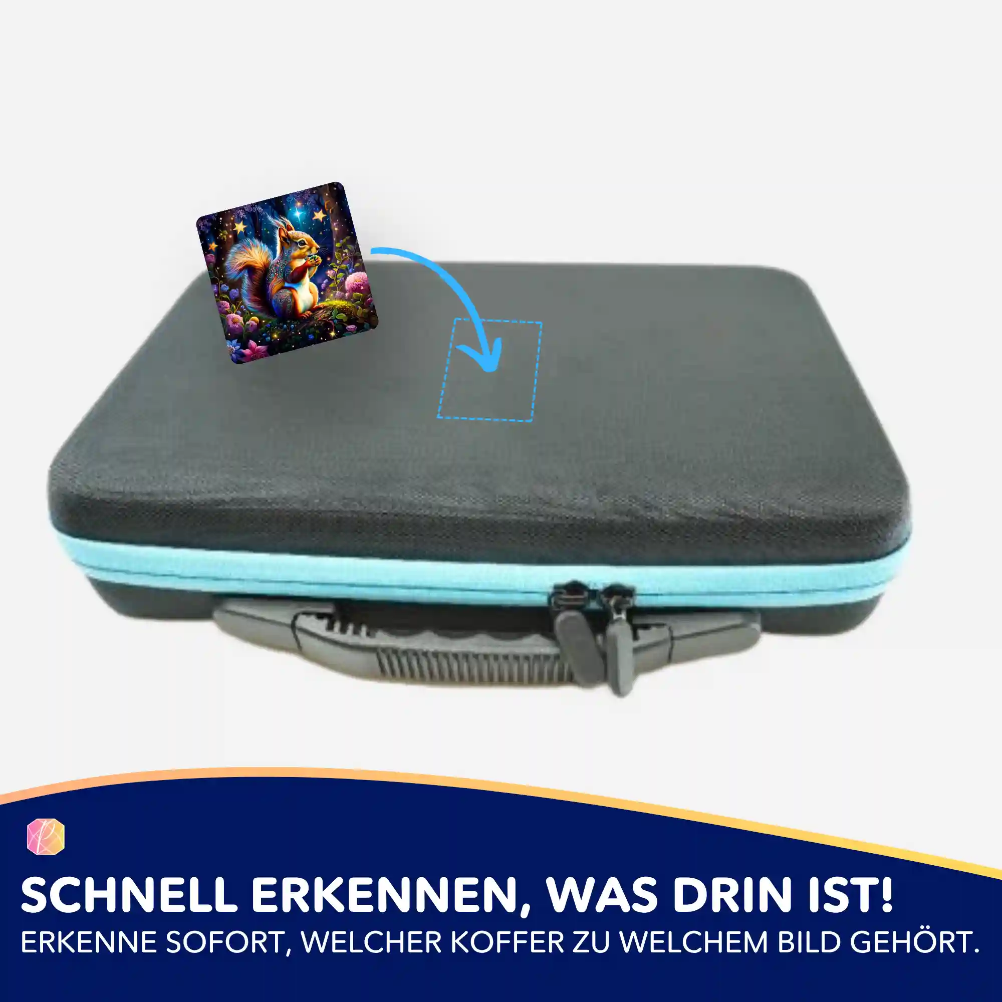 Aufkleber 5er-Set - Eichhörnchen im Zauberwald - Image 4