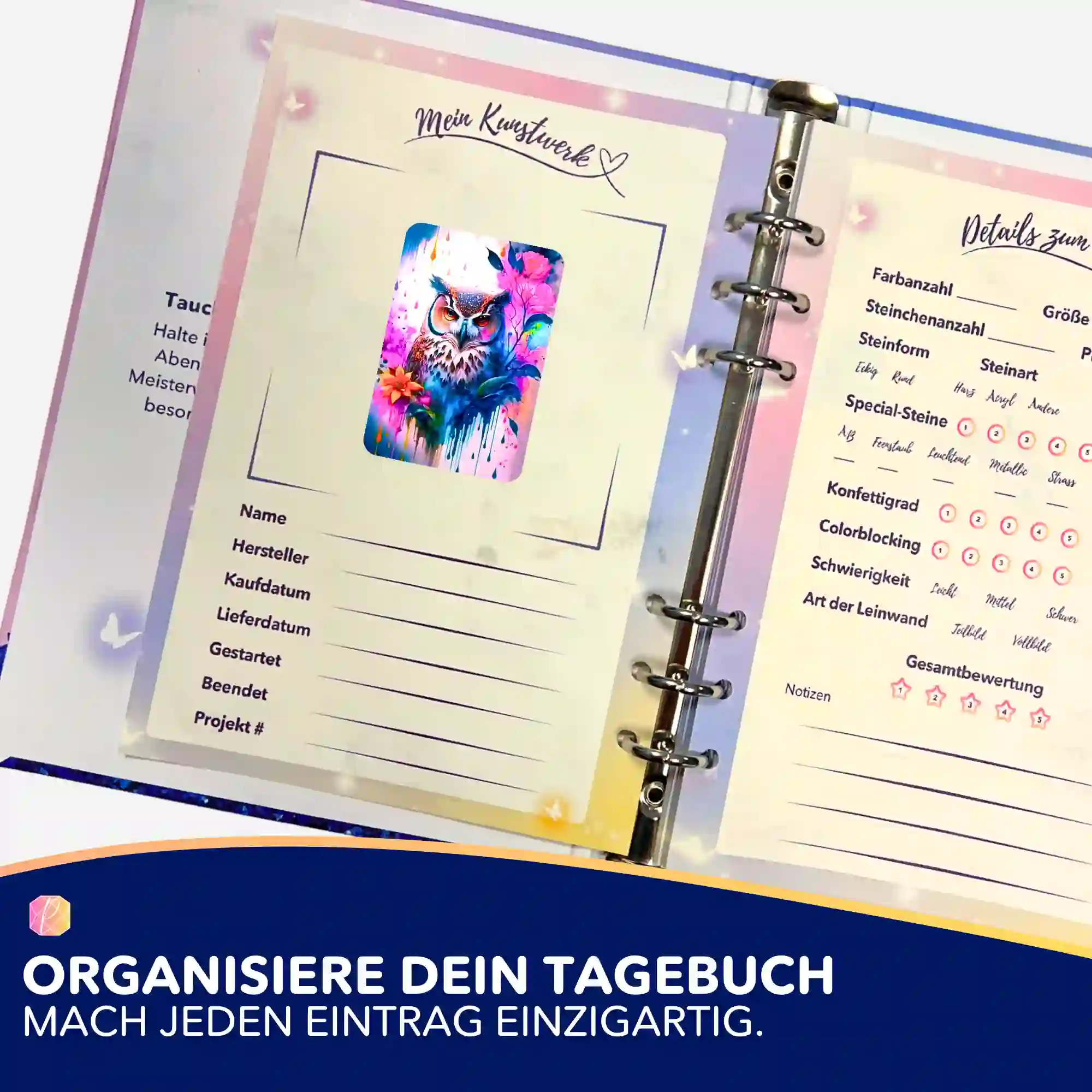 Aufkleber 5er-Set - Eulenkunst - Image 3
