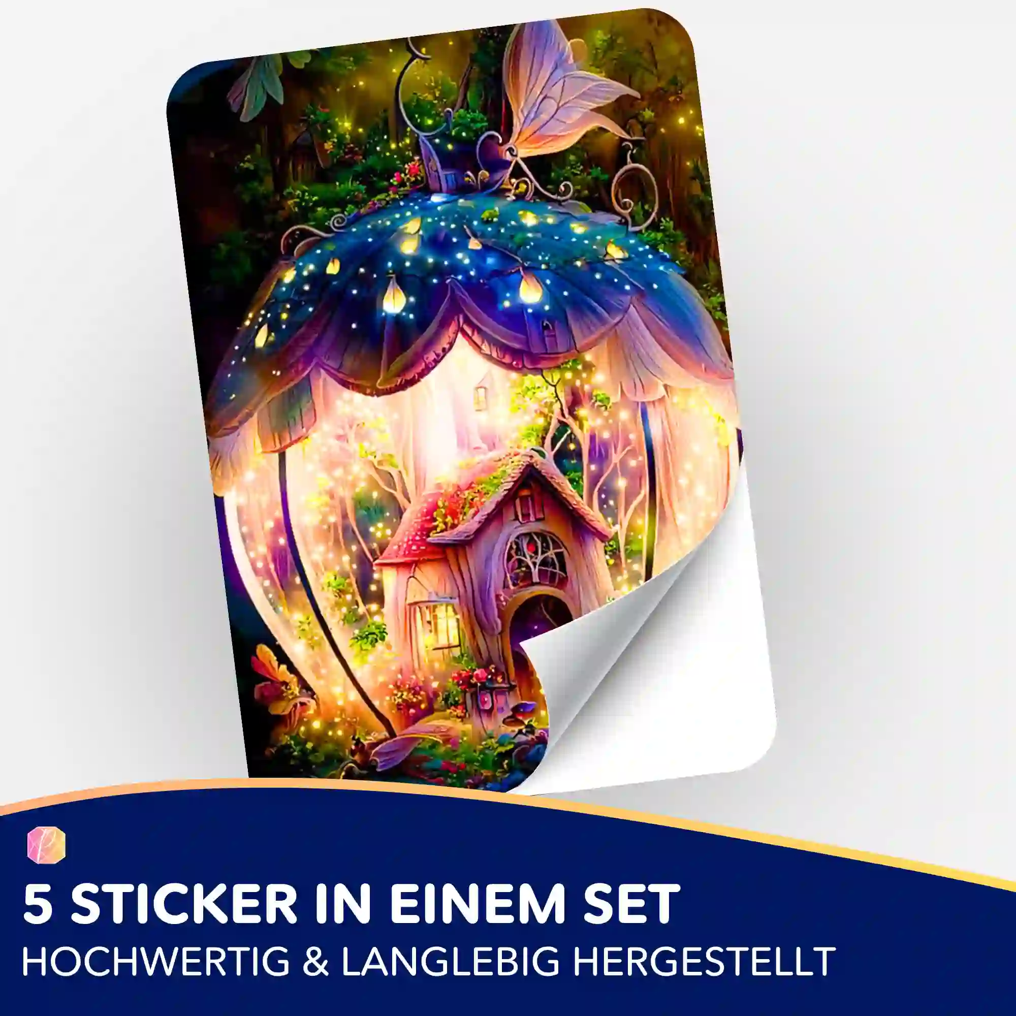 Aufkleber 5er-Set - Fantasiehaus - Image 2