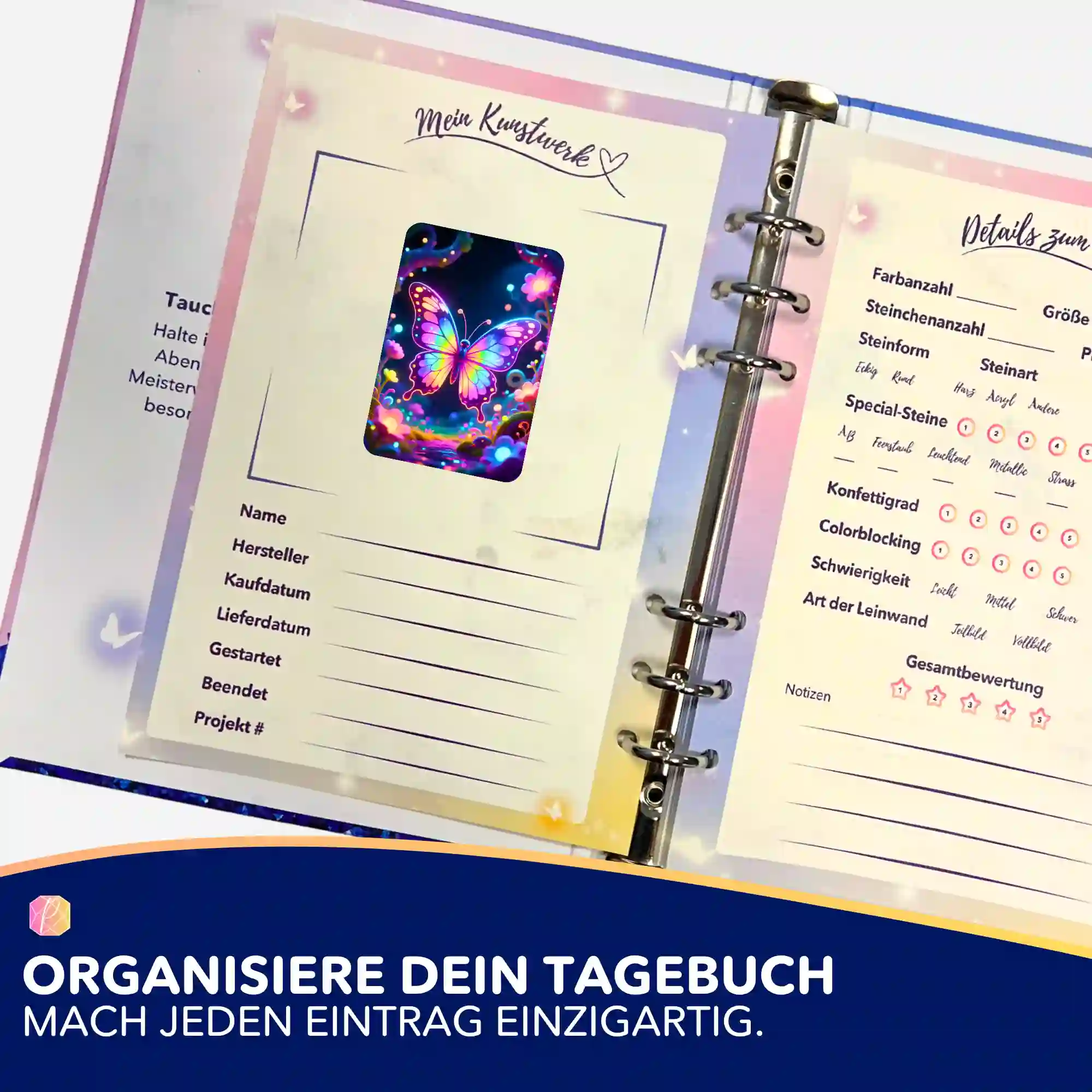 Aufkleber 5er-Set - Flügel der Schleier - Image 3