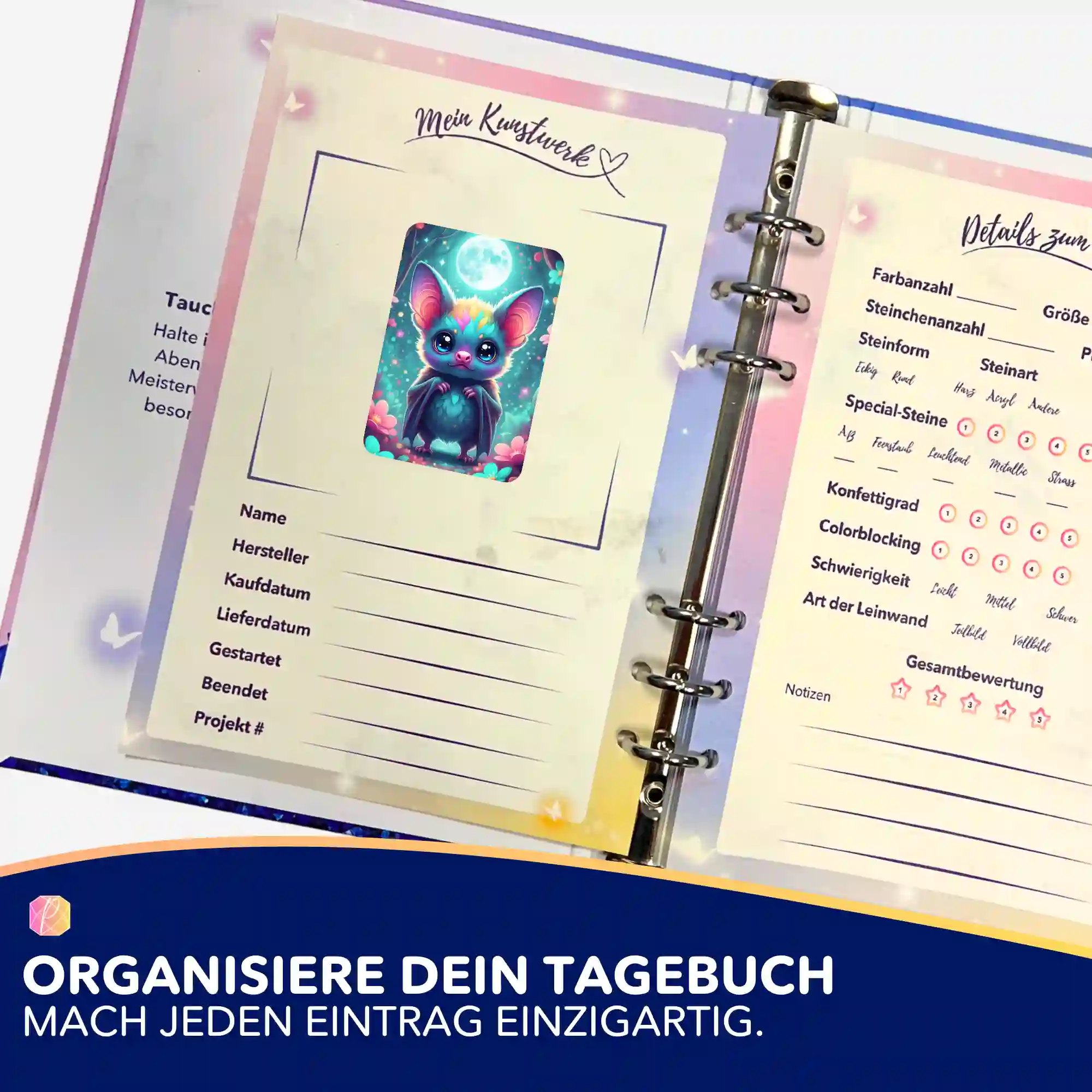 Aufkleber 5er-Set - Freddy Fledermaus - Image 3