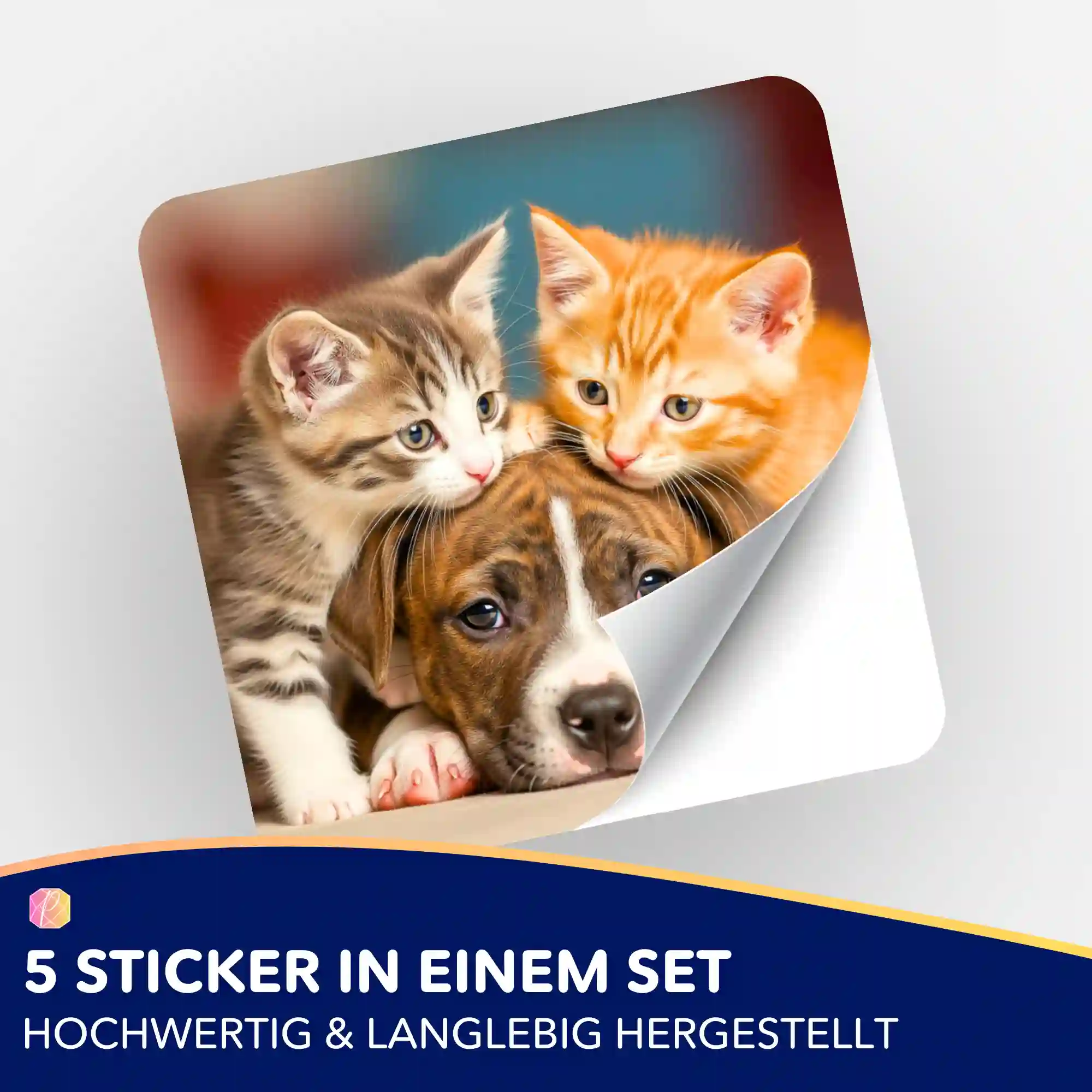 Aufkleber 5er-Set - Friends for Life "Limited Edition" - Image 2