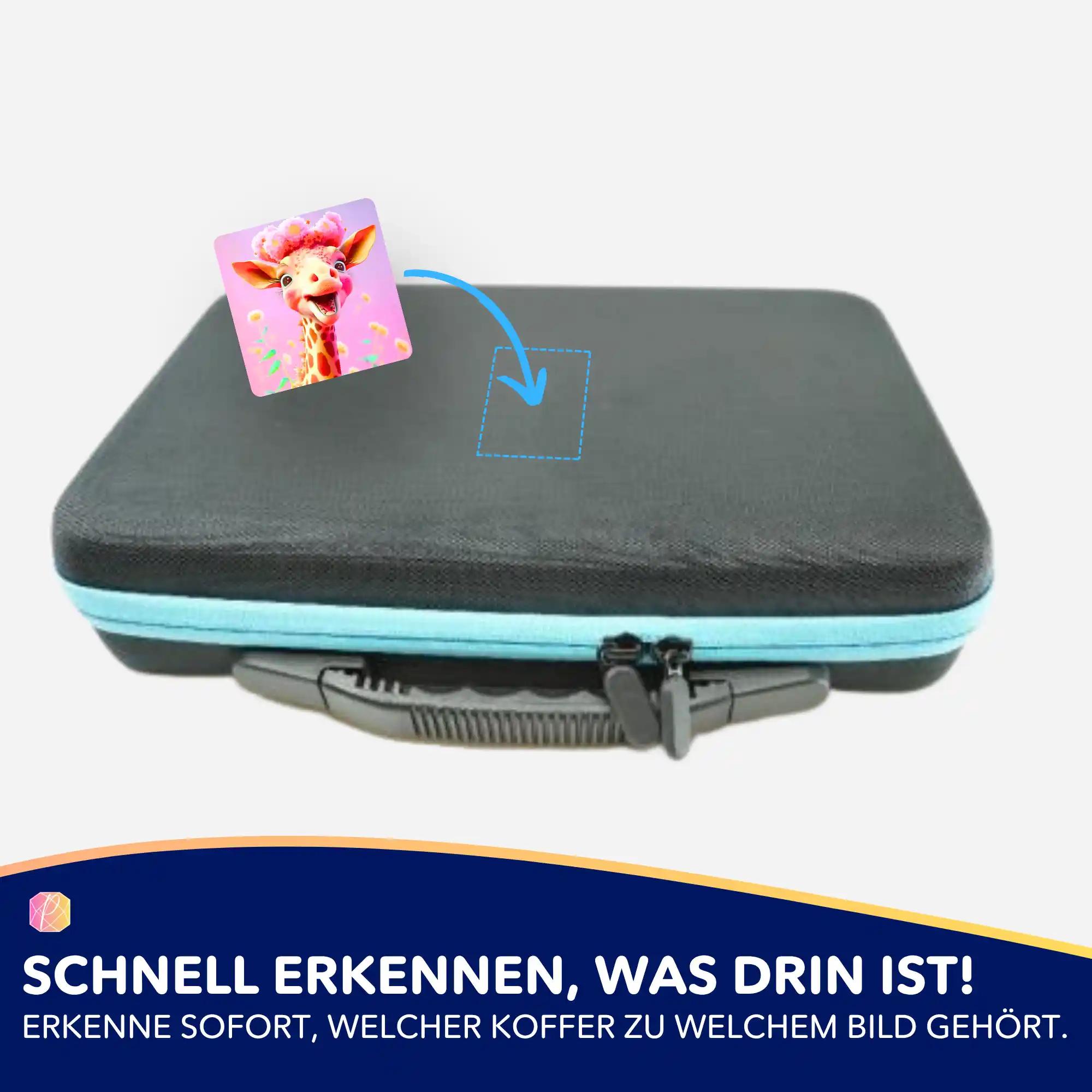 Aufkleber 5er-Set - Fröhliche Giraffe - Image 4