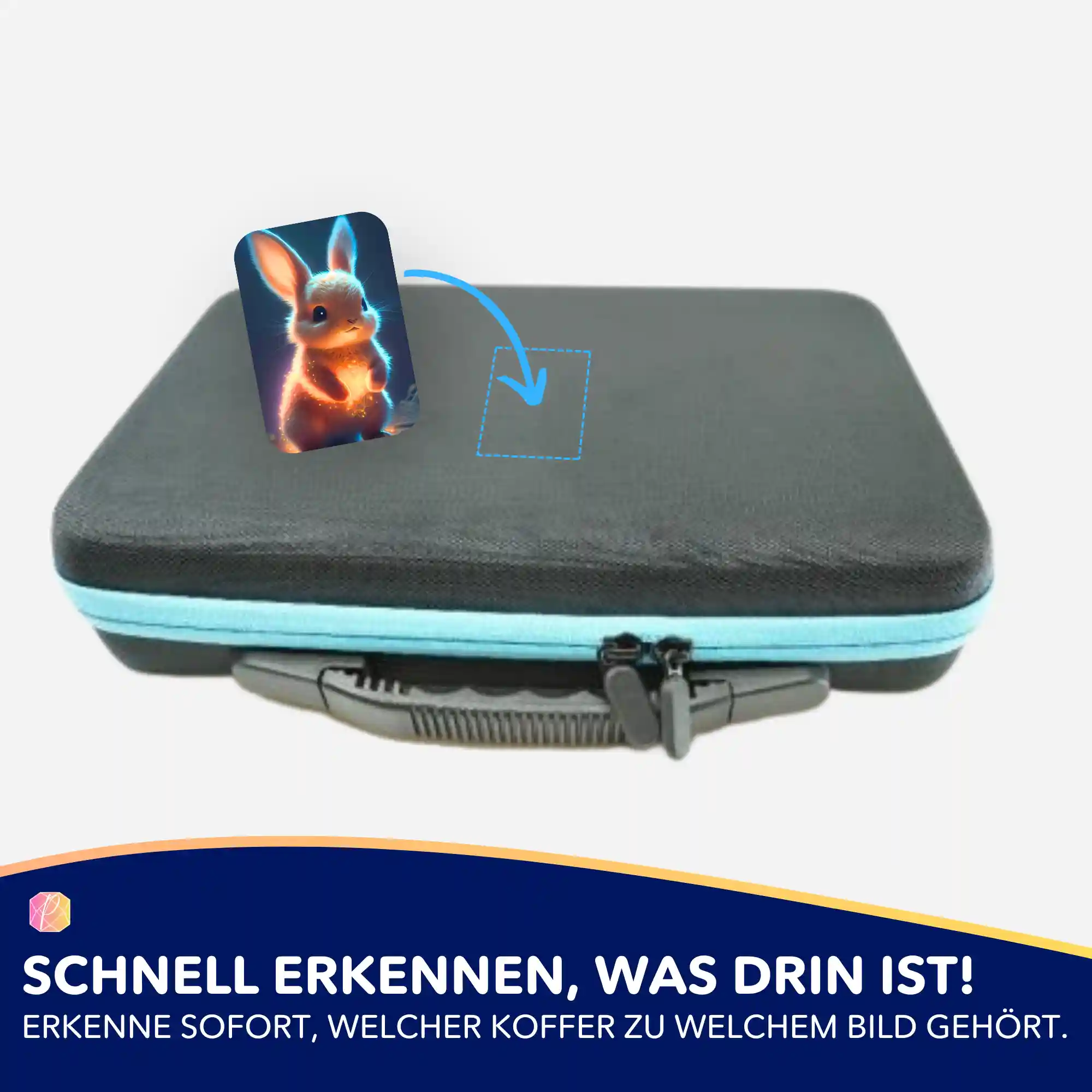 Aufkleber 5er-Set - Funkelhäschen - Image 4