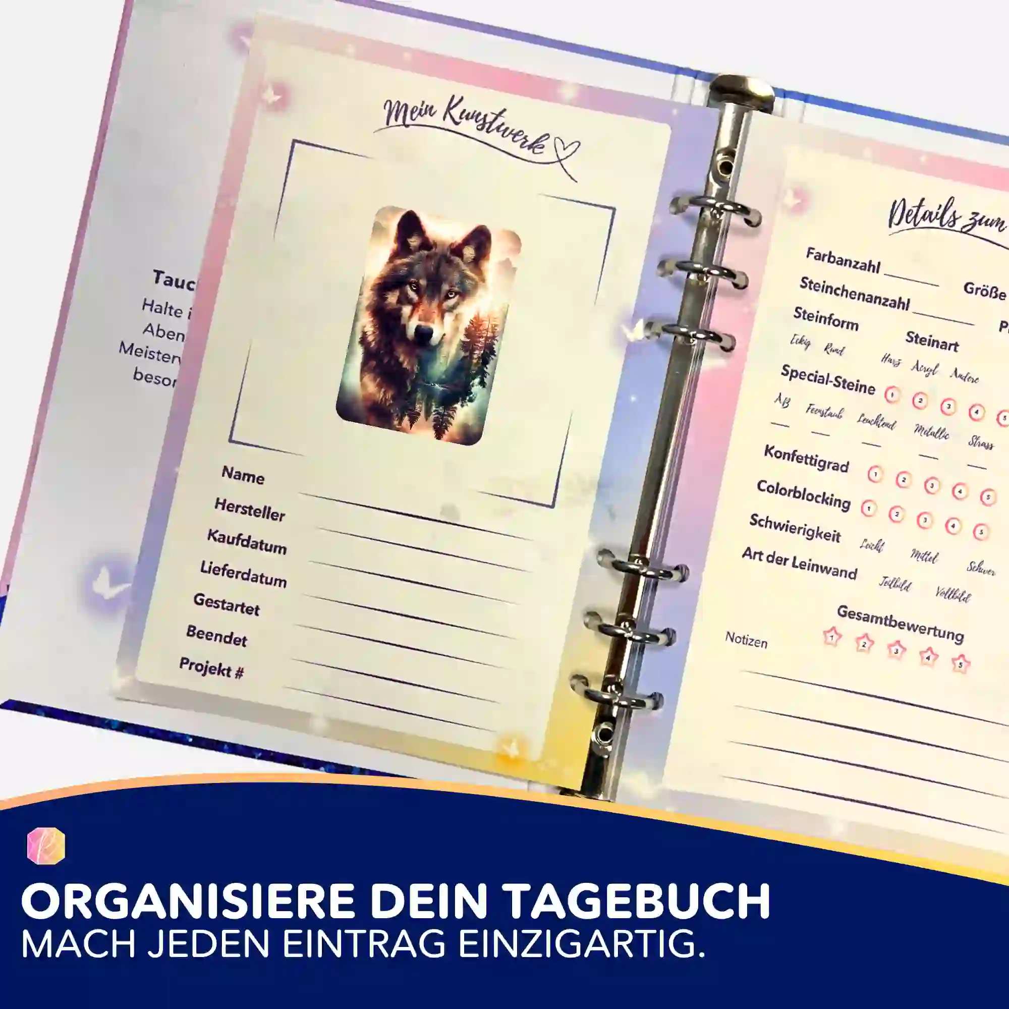 Aufkleber 5er-Set - Geist des Waldes - Image 3