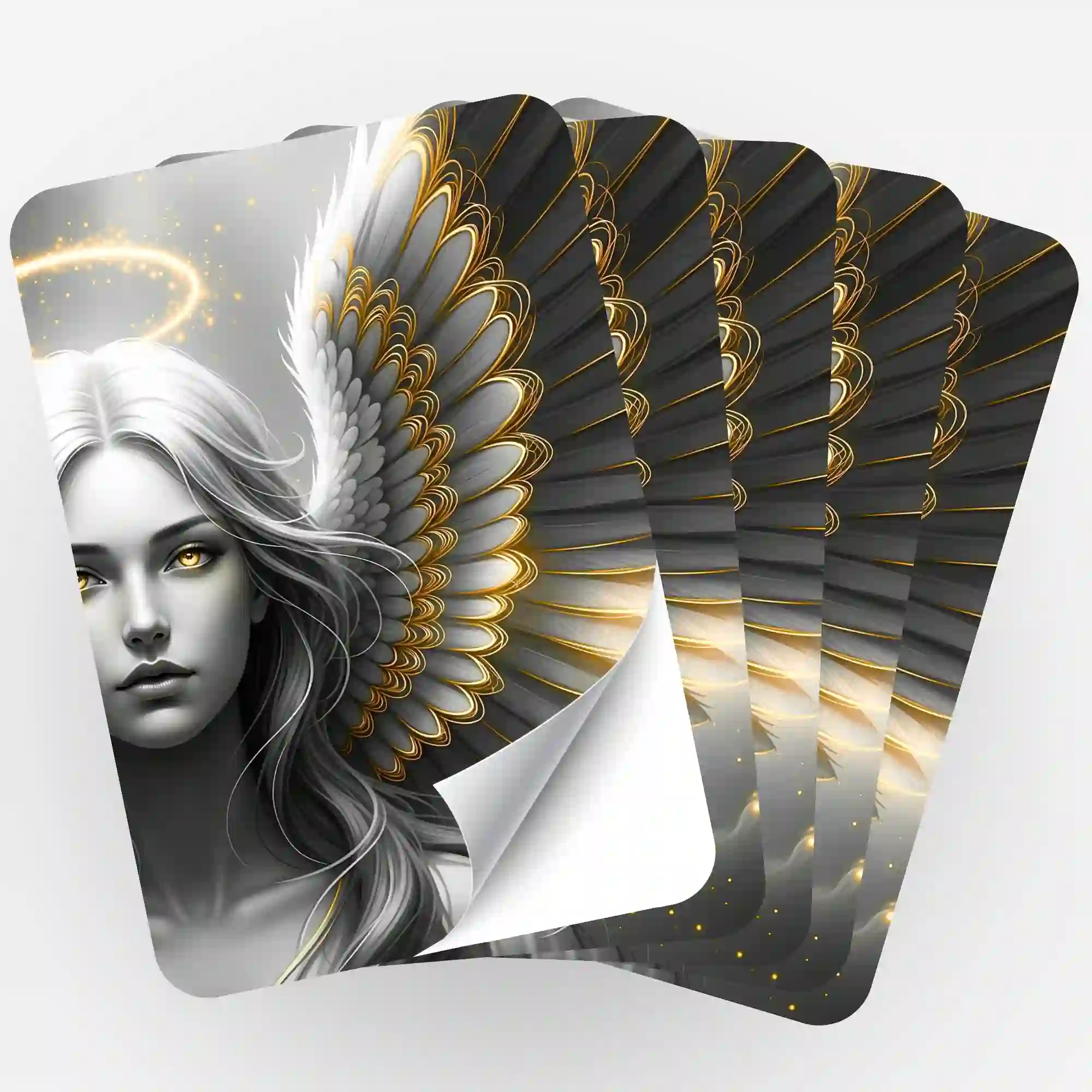 Aufkleber 5er-Set - Golden Angel
