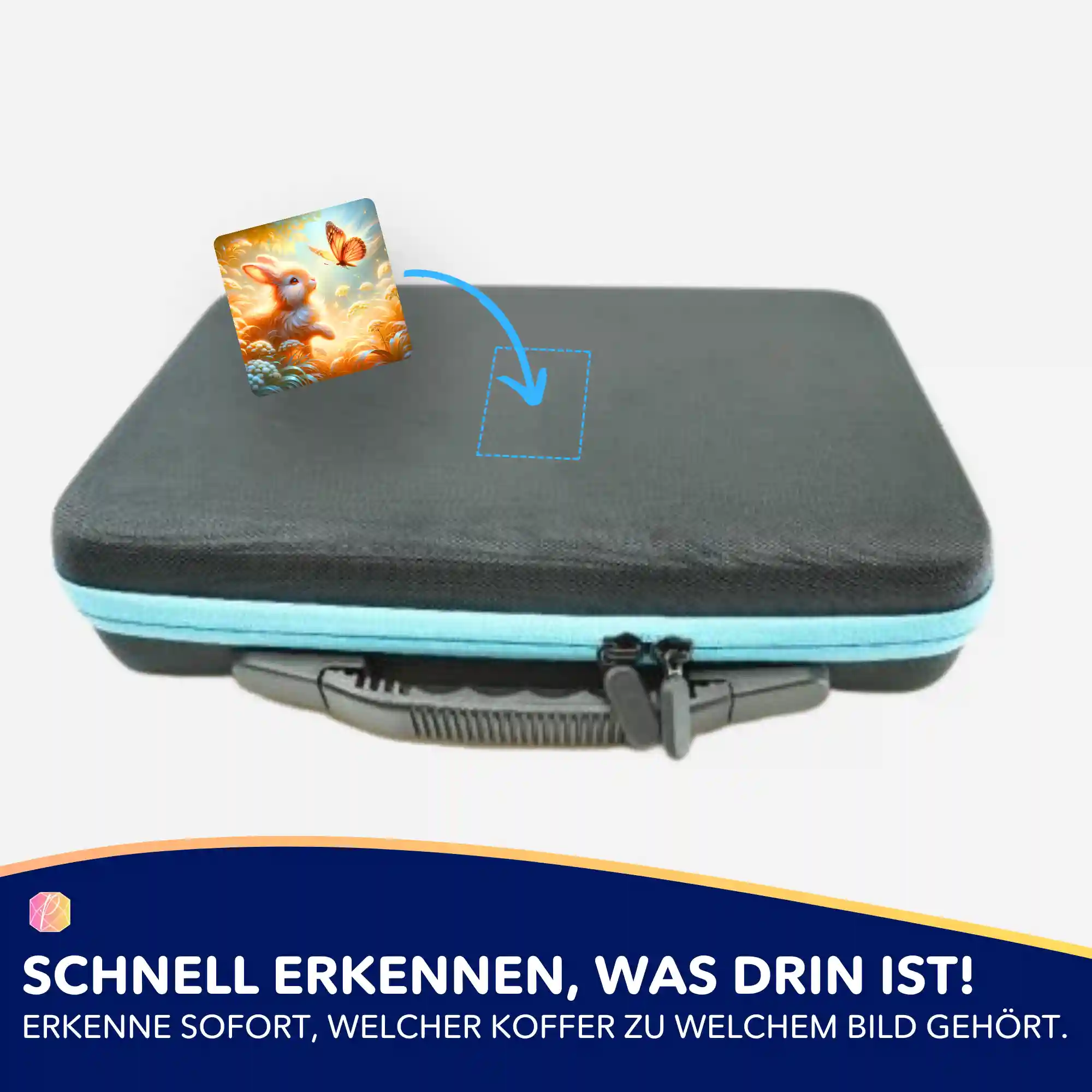 Aufkleber 5er-Set - Häschenfreunde - Image 4