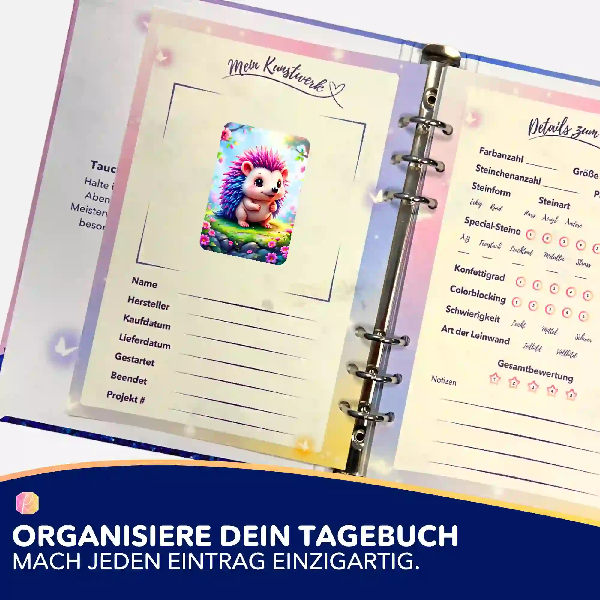 Aufkleber 5er-Set - Igel Ilay - Image 3
