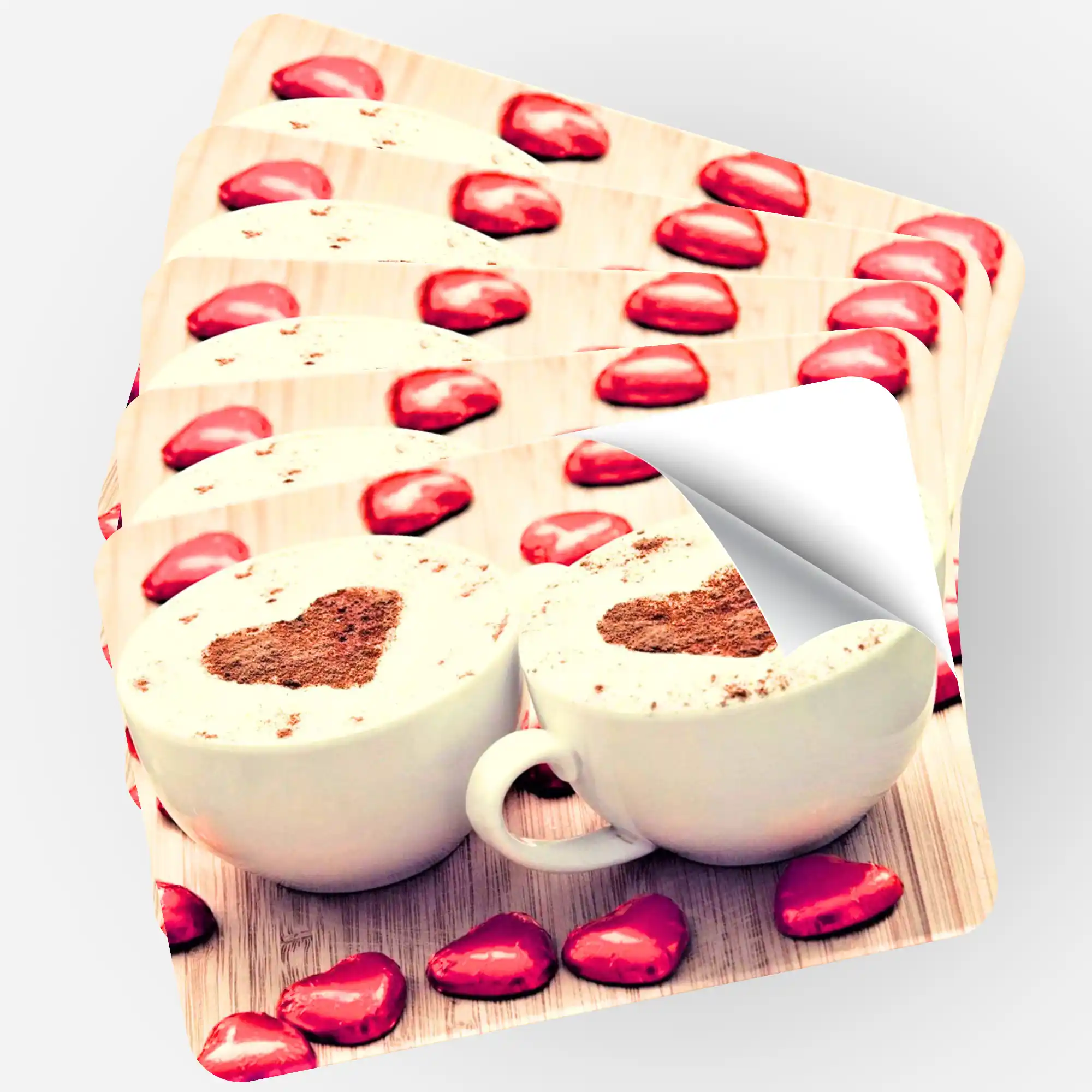 Aufkleber 5er-Set - Kaffeeliebe