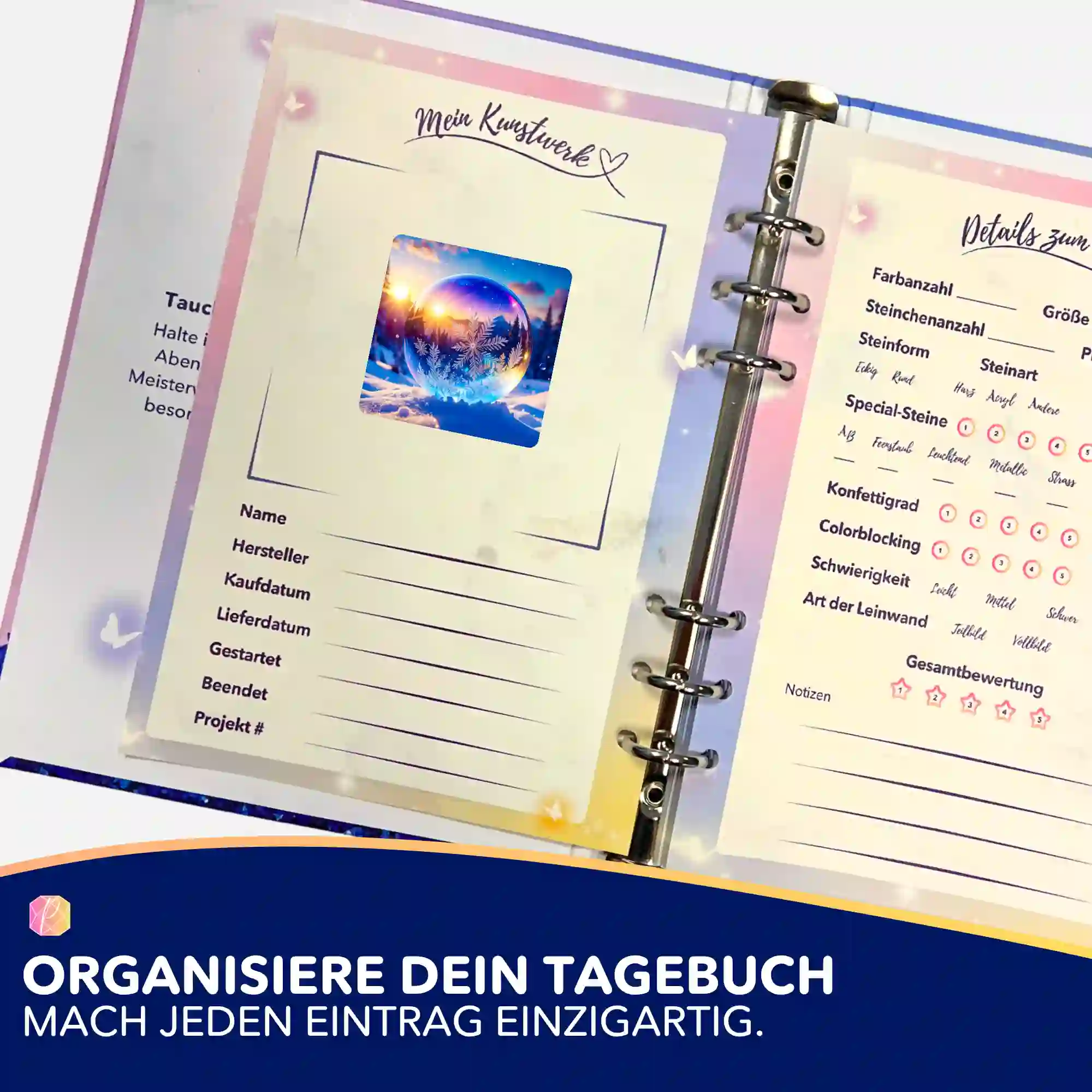 Aufkleber 5er-Set - Kristallwelt - Image 3