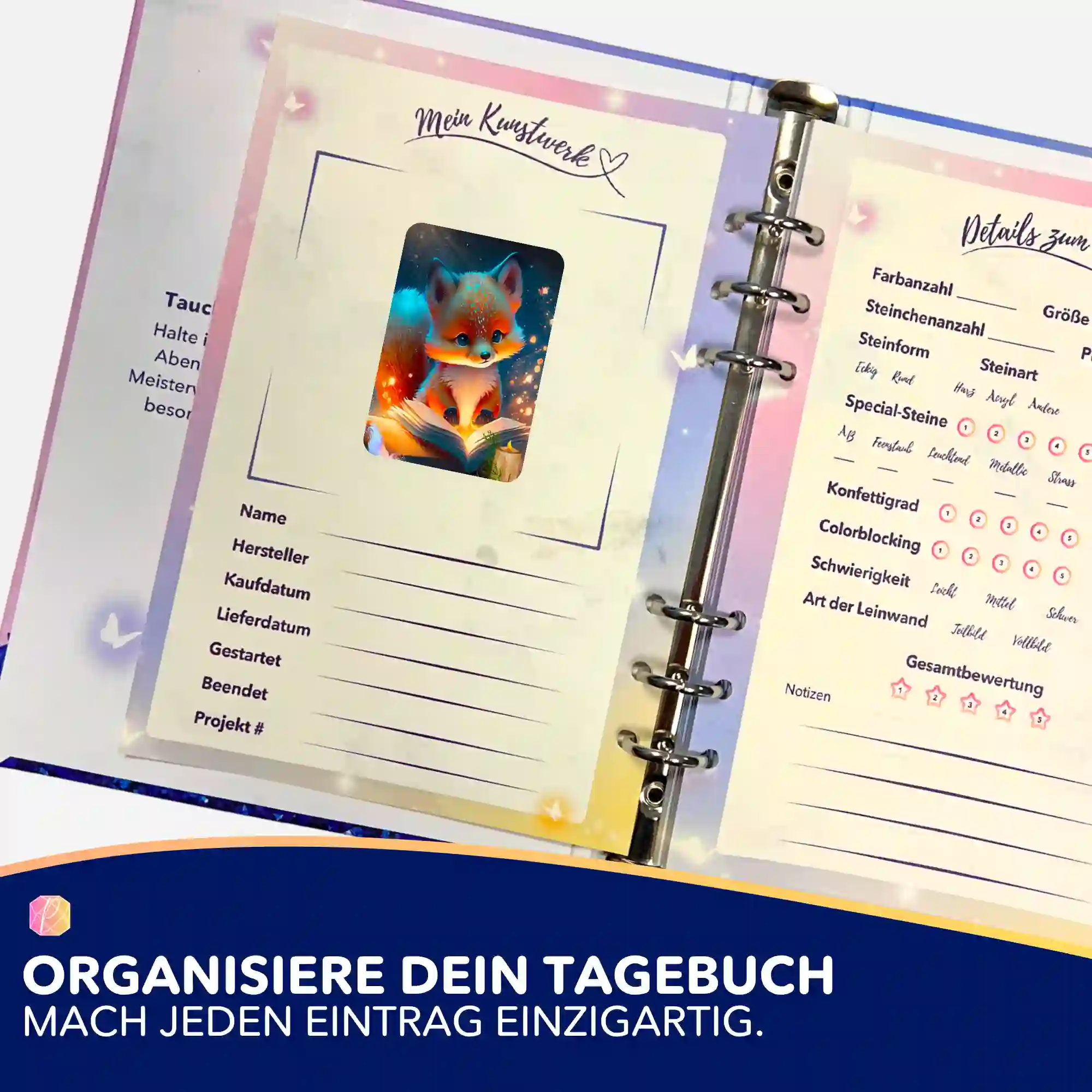 Aufkleber 5er-Set - Lesestunde im Fuchswald "Limited Edition" - Image 3