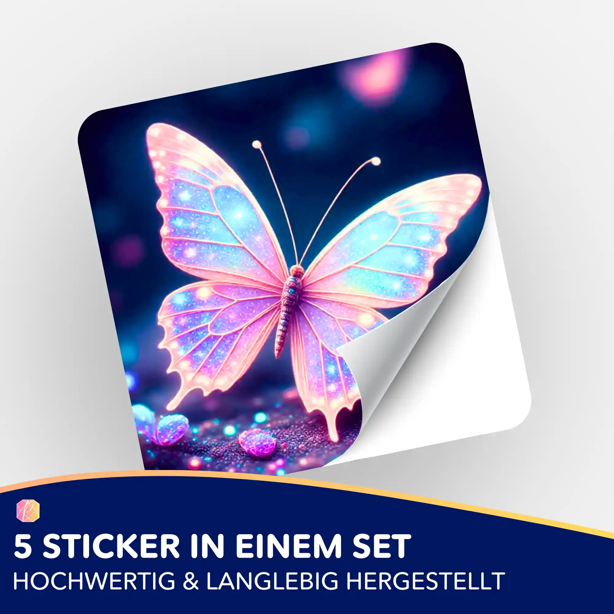 Aufkleber 5er-Set - Lichttänzer - Image 2