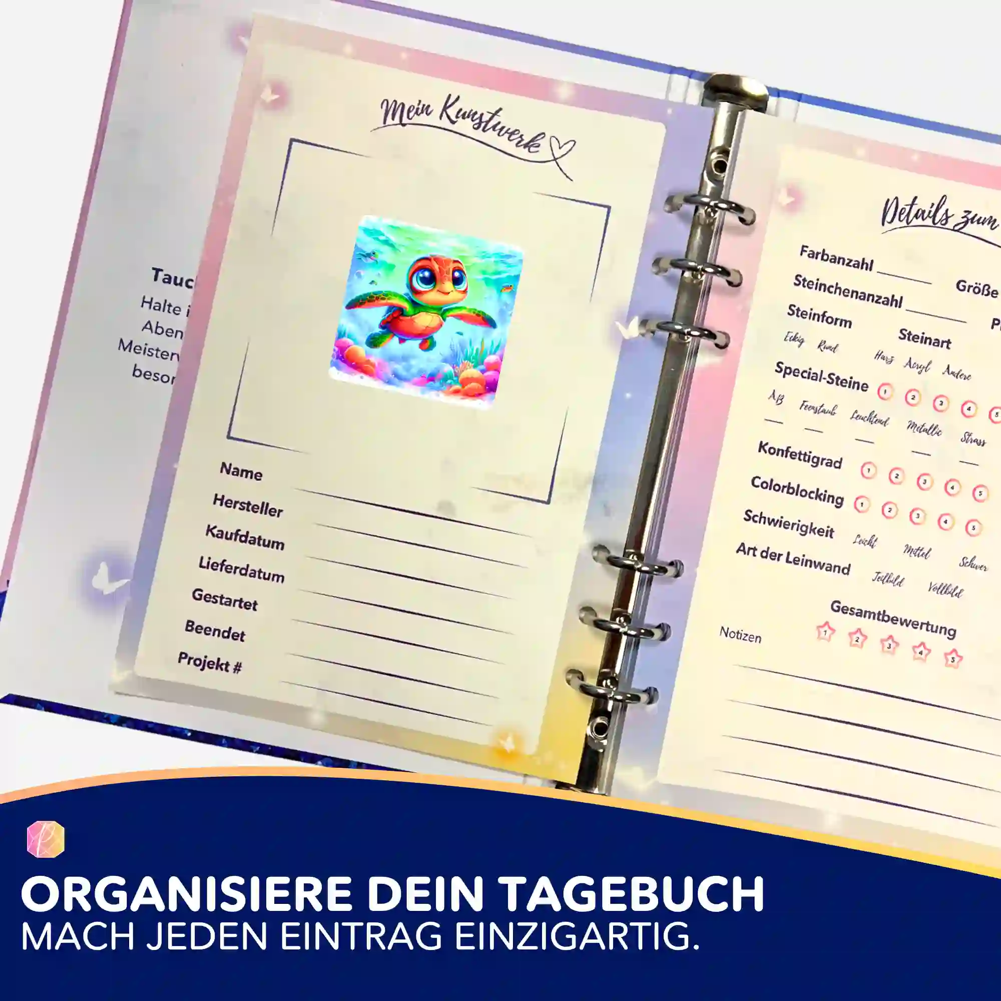 Aufkleber 5er-Set - Lotta, die kleine Meeresschildkröte - Image 3