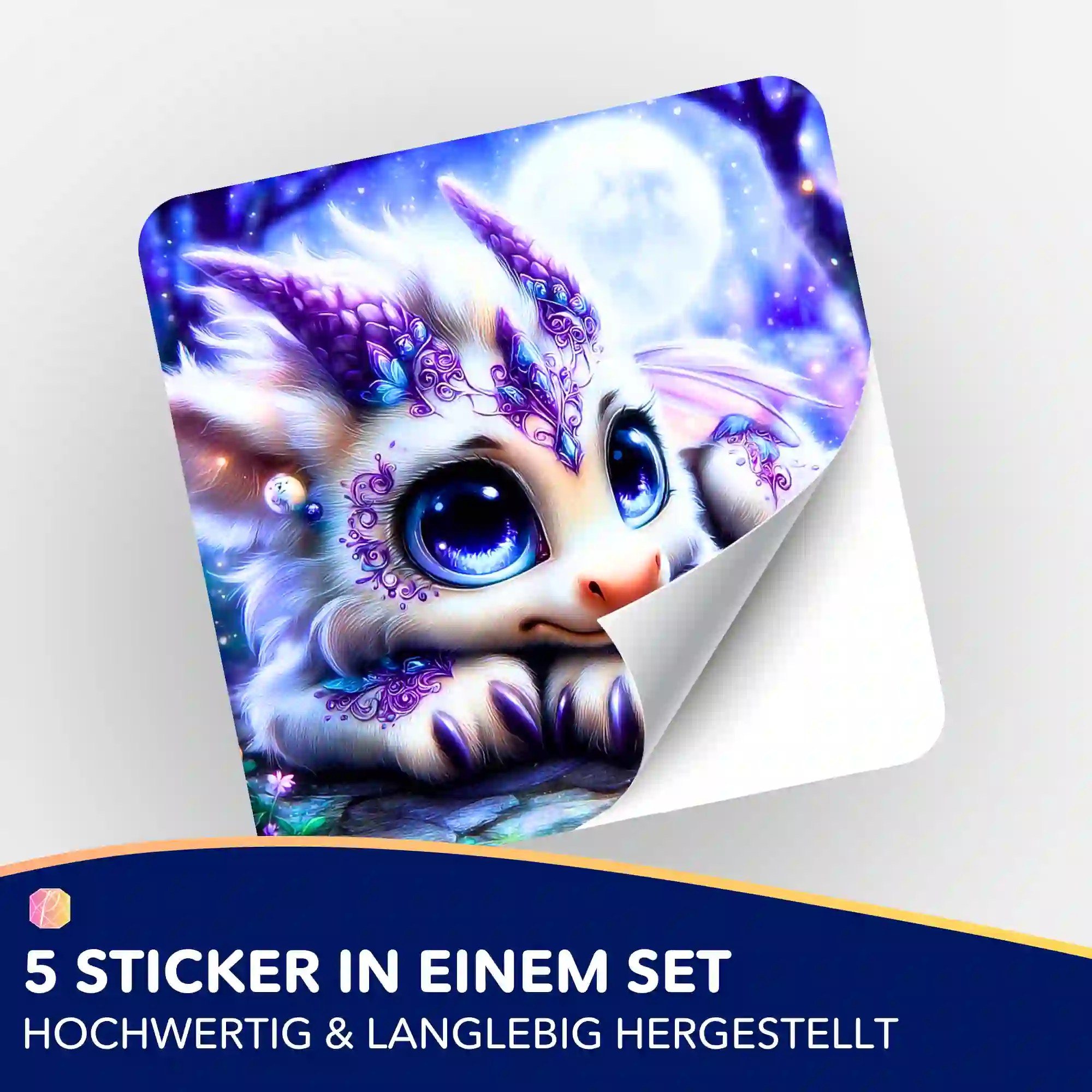 Aufkleber 5er-Set - Lunaris "Limited Edition" - Image 2