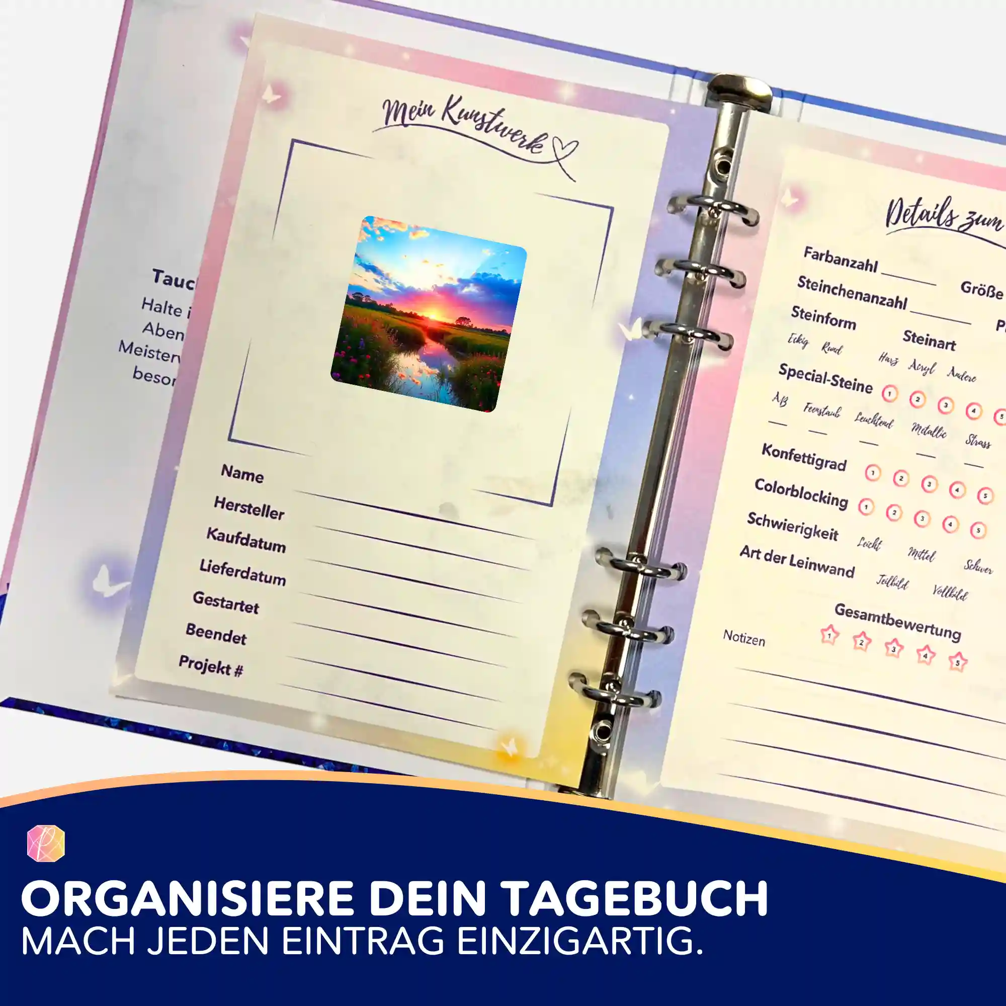 Aufkleber 5er-Set - Morgenrot - Image 3