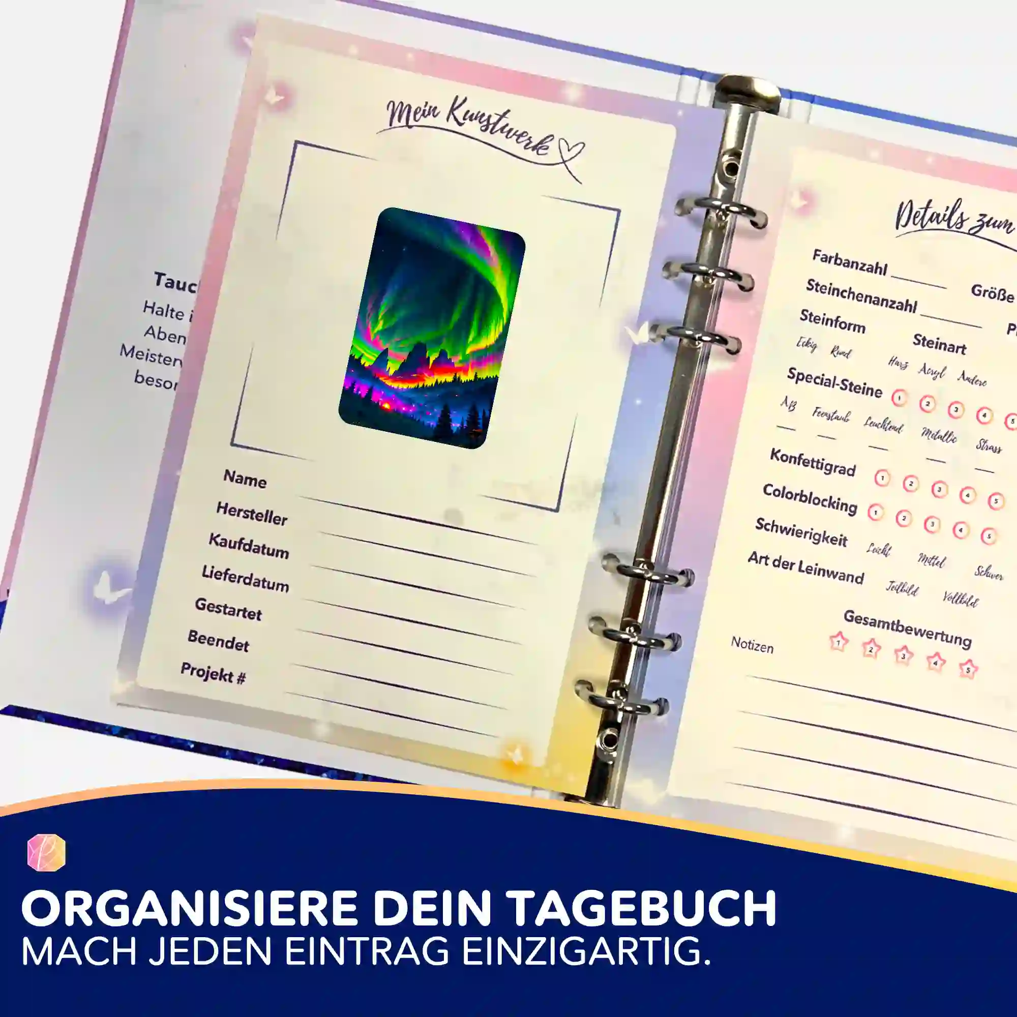 Aufkleber 5er-Set - Nacht der bunten Lichter "Limited Edition" - Image 3