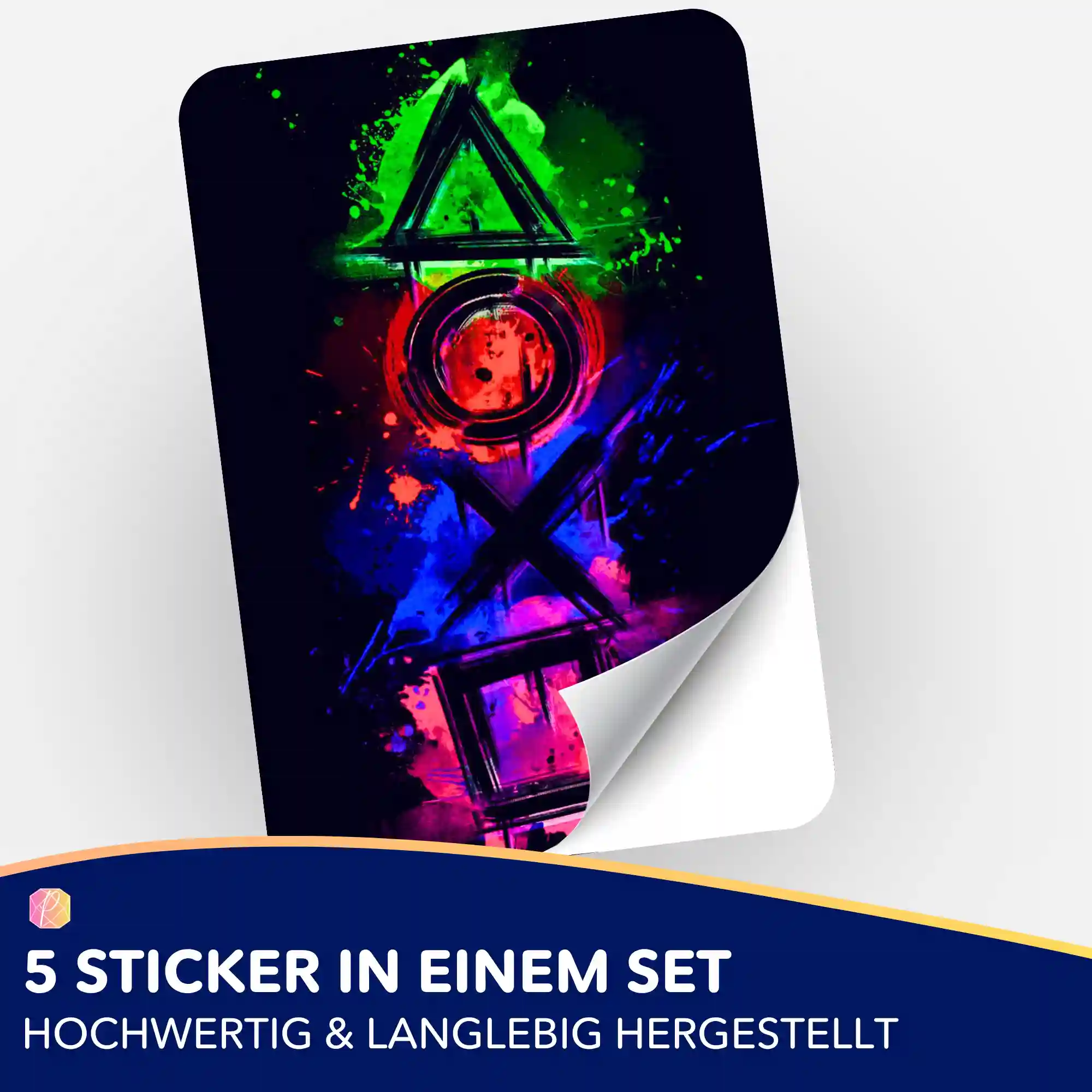 Aufkleber 5er-Set - Play the Game - Image 2