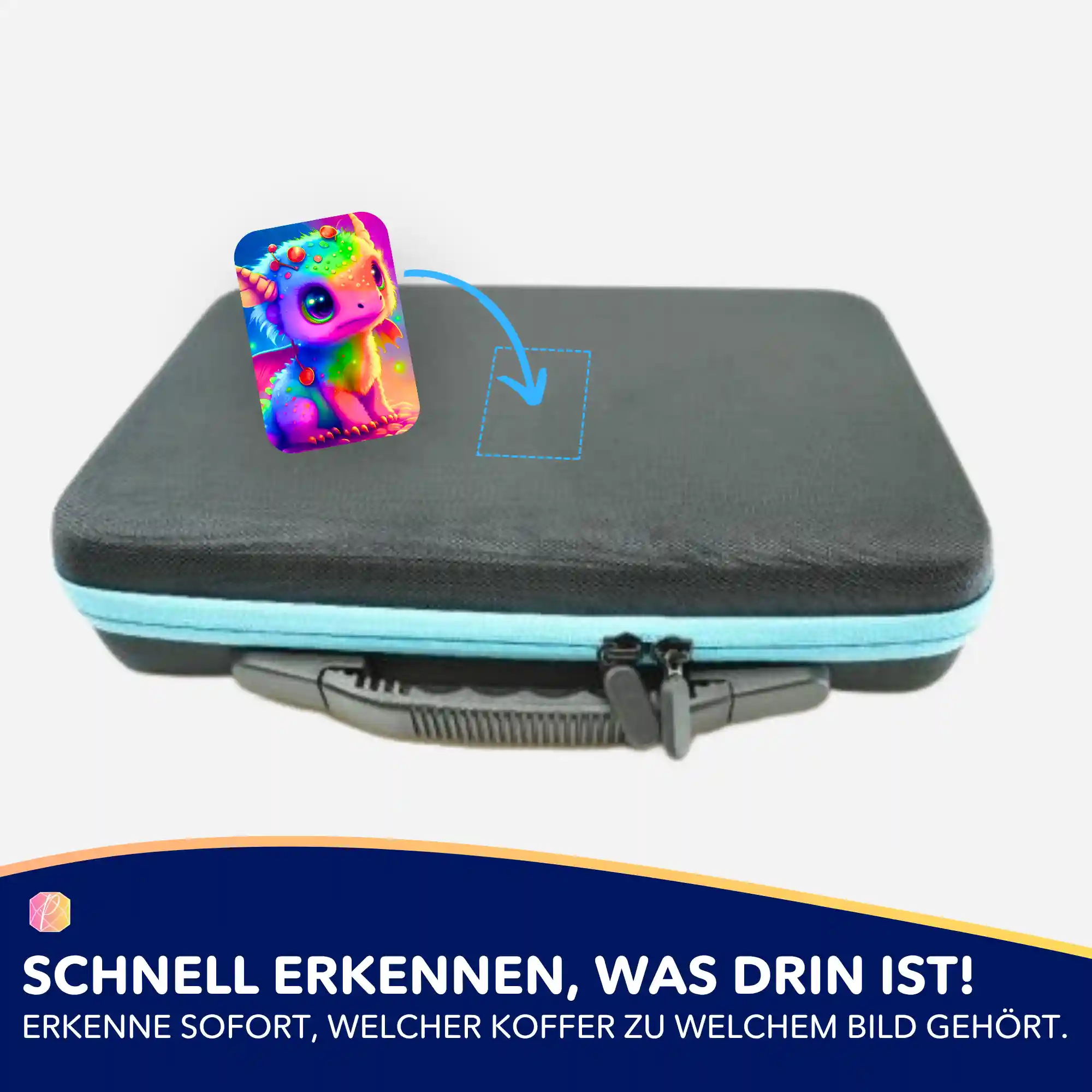 Aufkleber 5er-Set - Regenbogendrache - Image 4