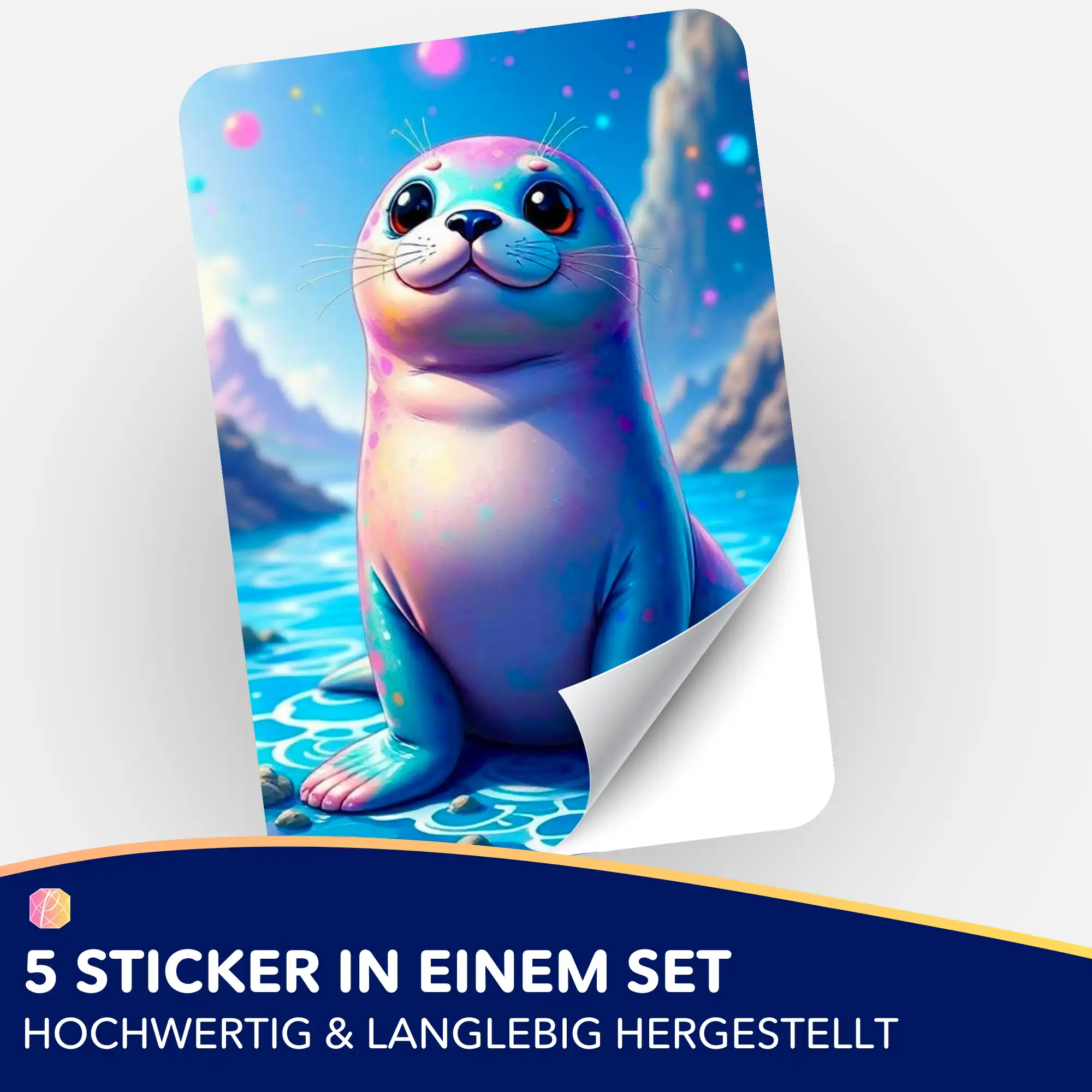 Aufkleber 5er-Set - Robin - Image 2