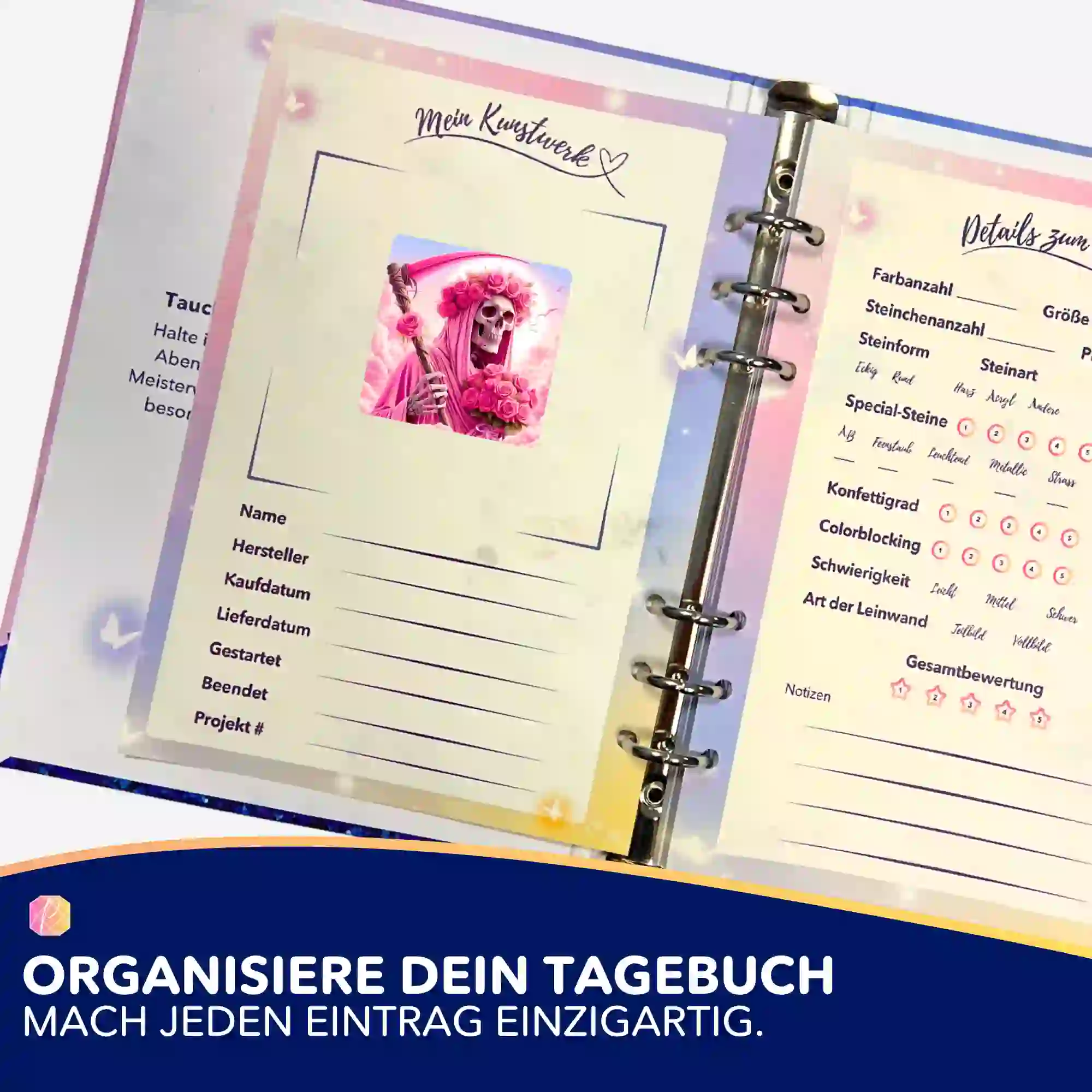 Aufkleber 5er-Set - Rosenträume - Image 3