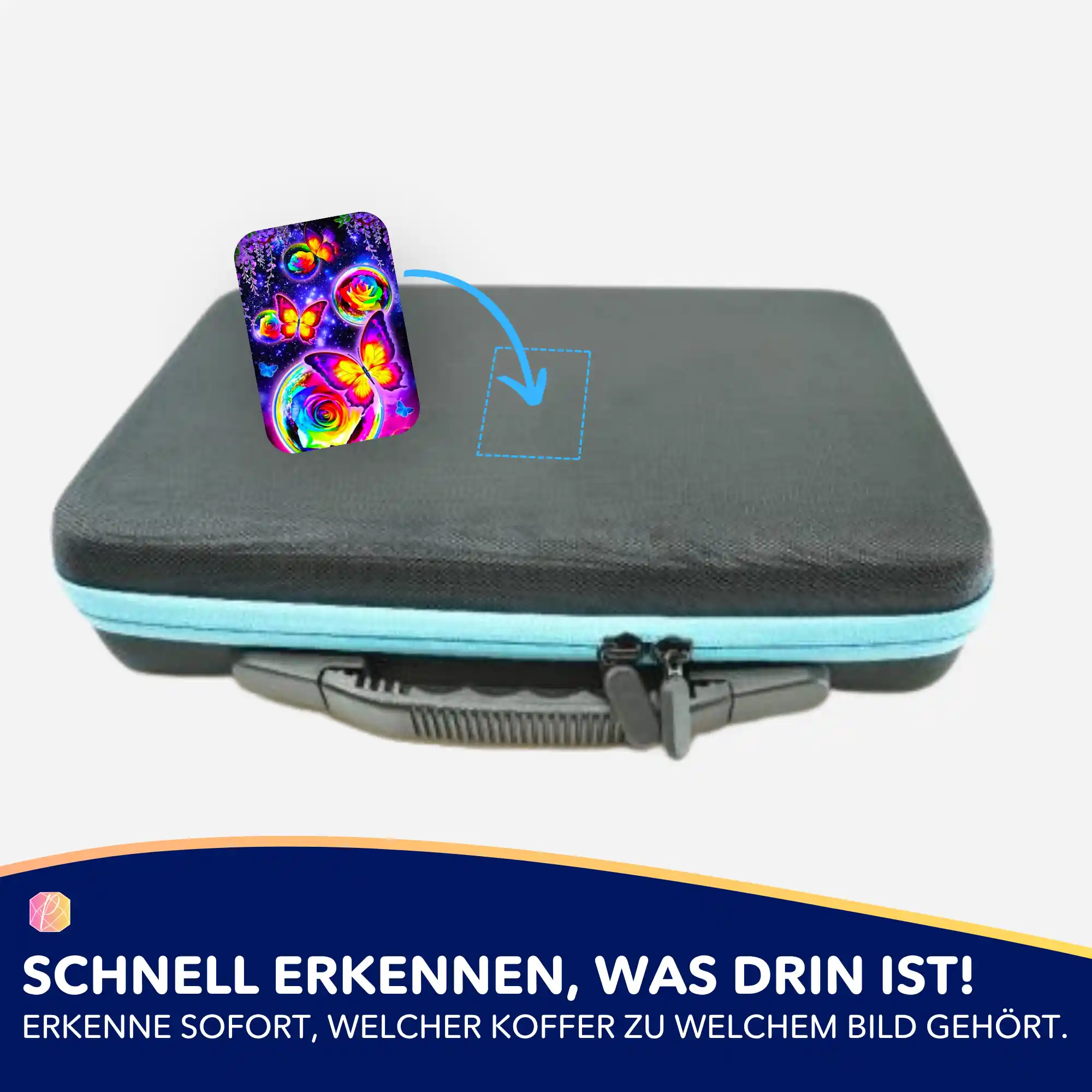 Aufkleber 5er-Set - Schmetterlingstanz im Mondschein - Image 4