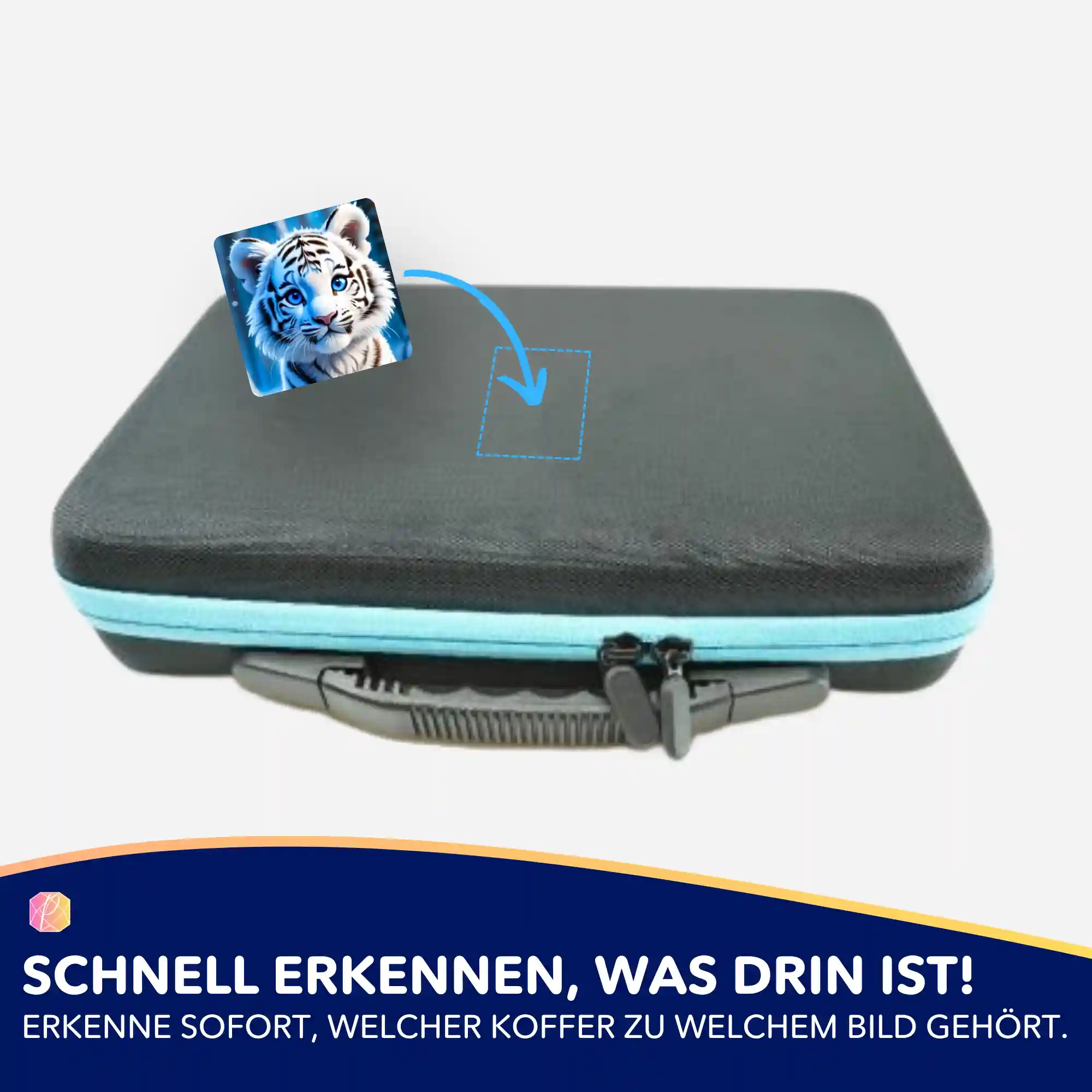 Aufkleber 5er-Set - Schneetigerbaby - Image 4