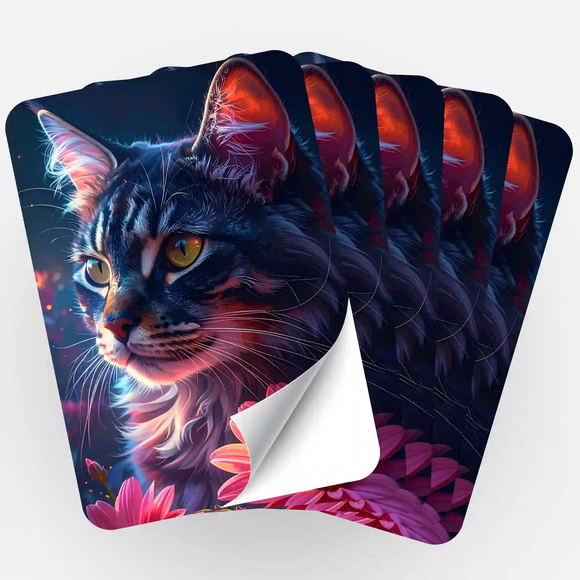 Aufkleber 5er-Set - Segen der Bastet "Limited Edition"