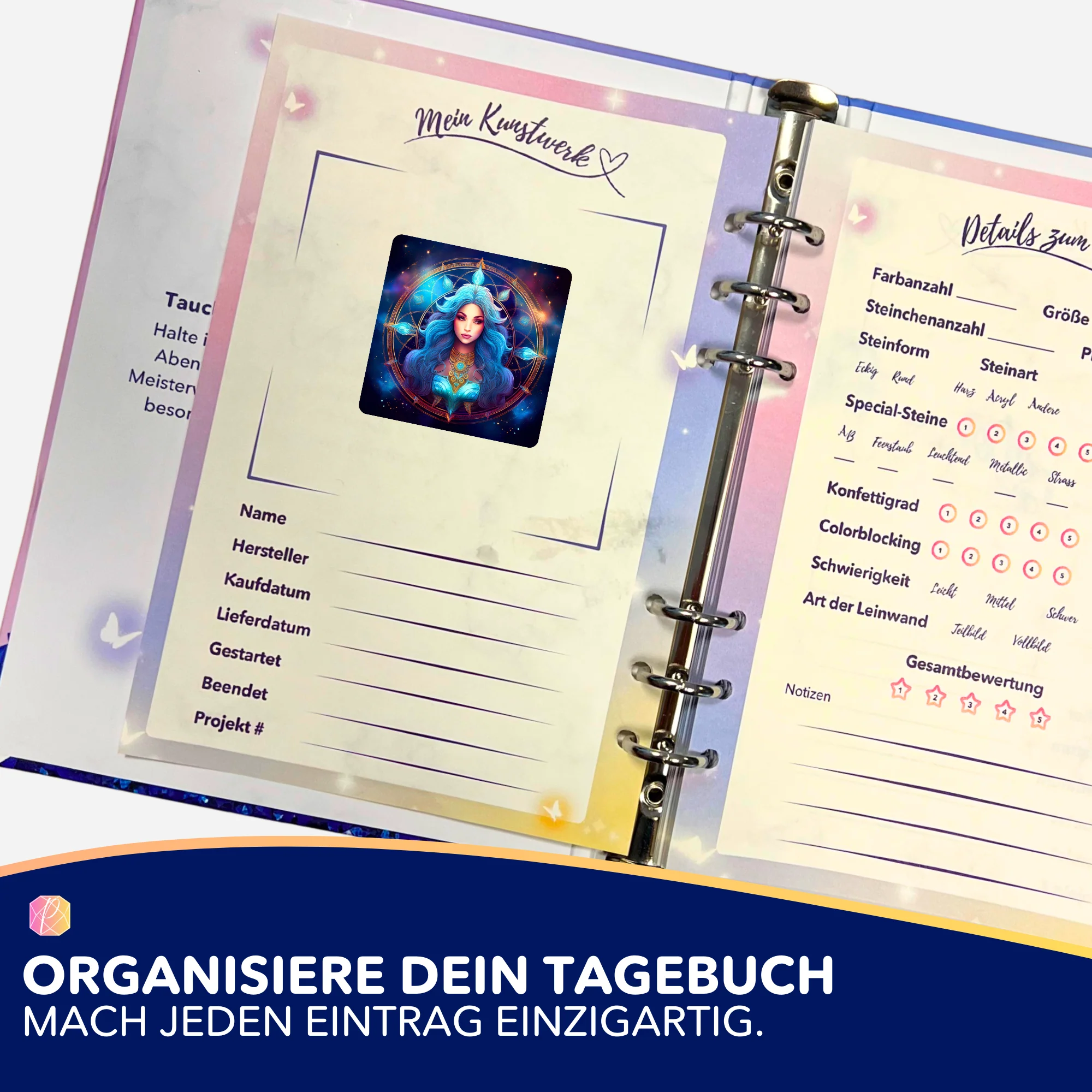 Aufkleber 5er-Set - Sternzeichen Jungfrau "Limited Edition" - Image 3