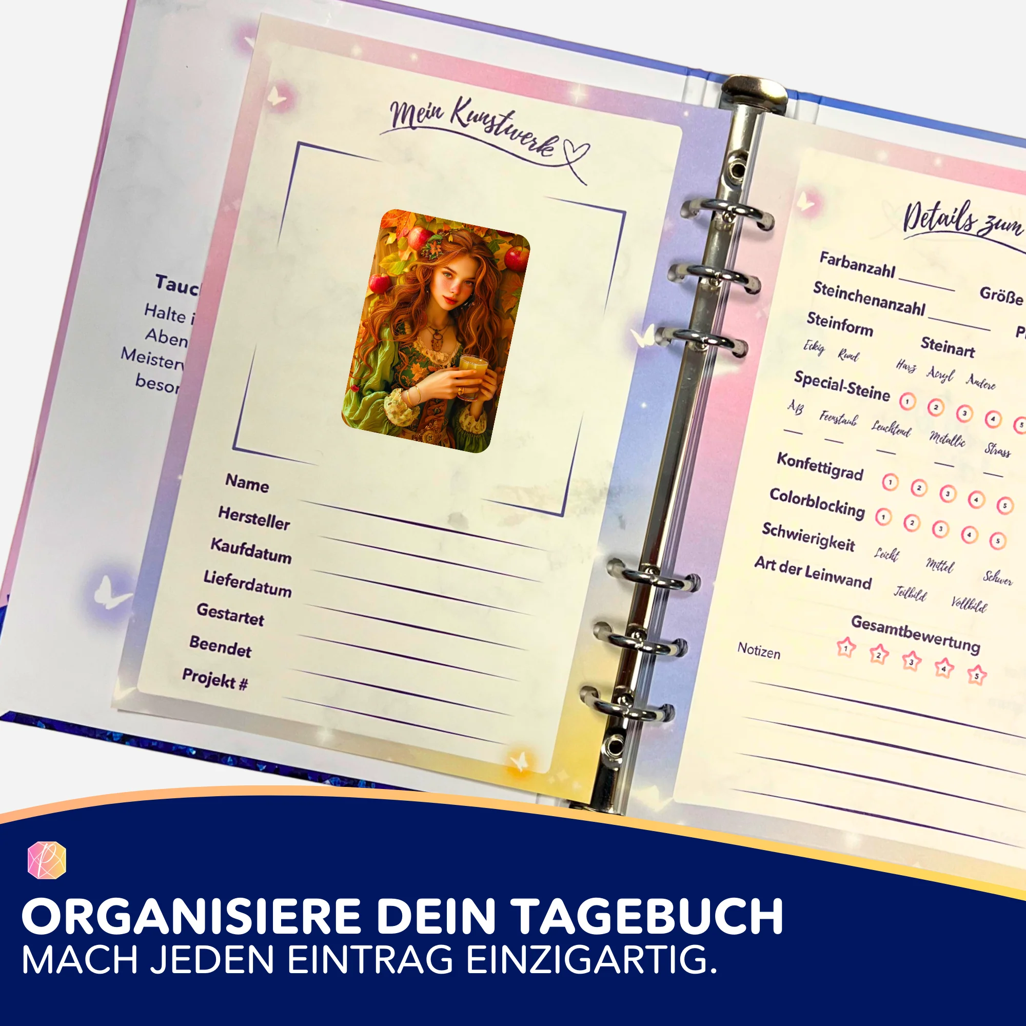 Aufkleber 5er-Set - Susen Pfifferling - Apfelmädchen Ruby - Image 3