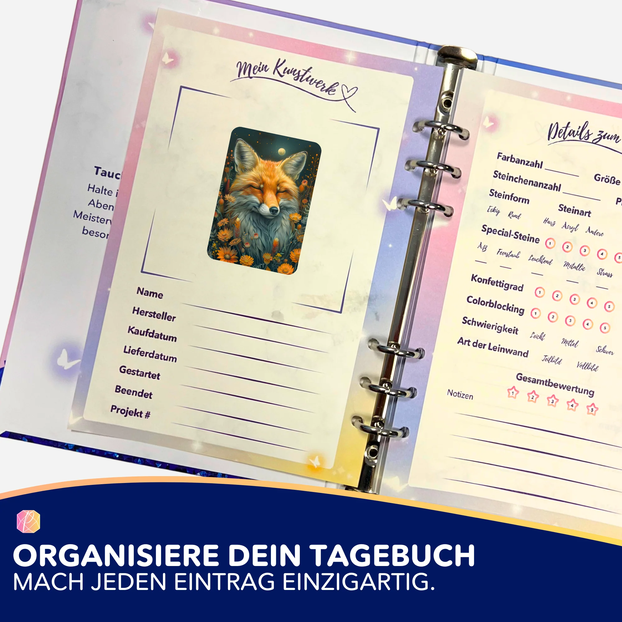 Aufkleber 5er-Set - Susen Pfifferling - Foxy Dreams - Image 3