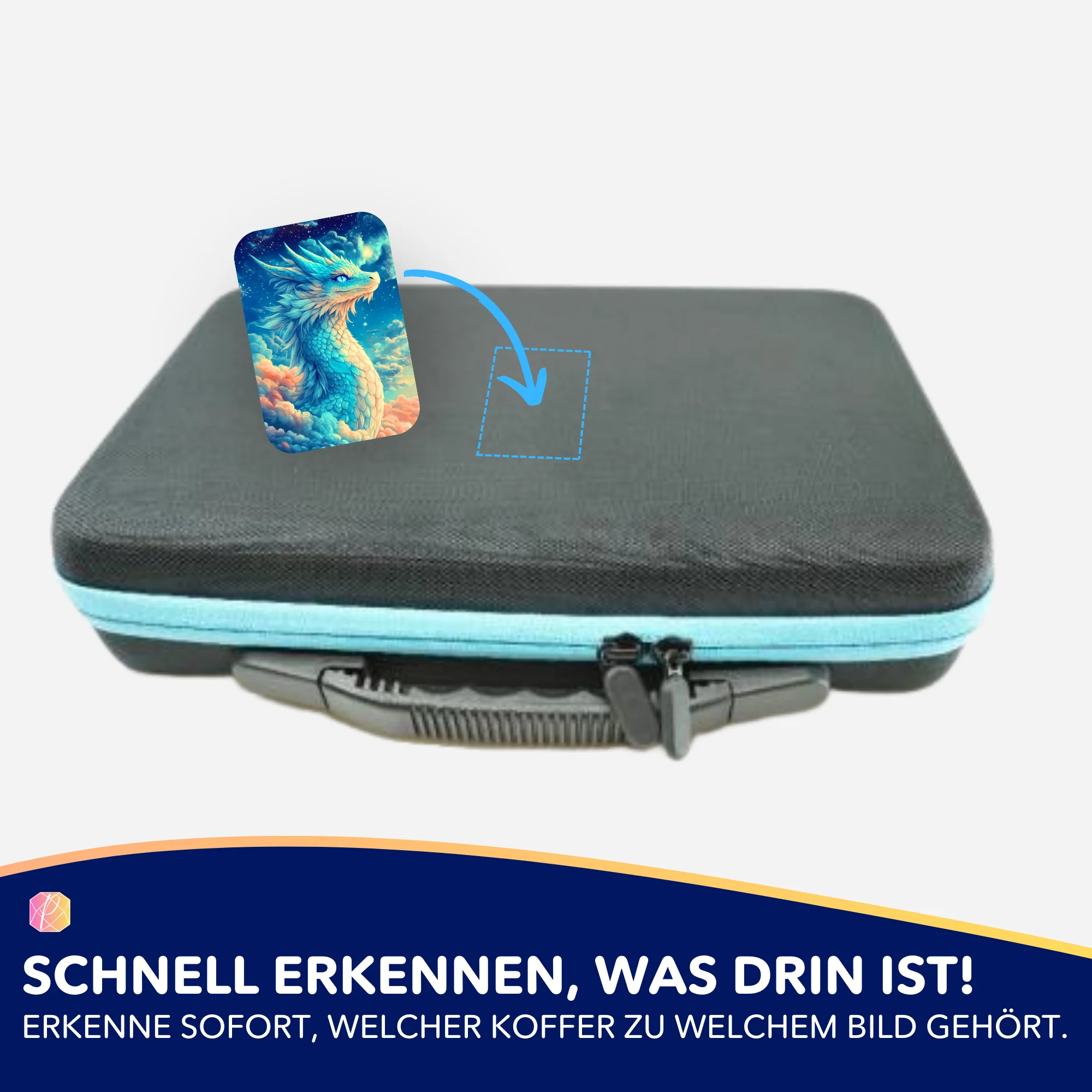 Aufkleber 5er-Set - Susen Pfifferling - Himmelsdrache Saphira - Image 4