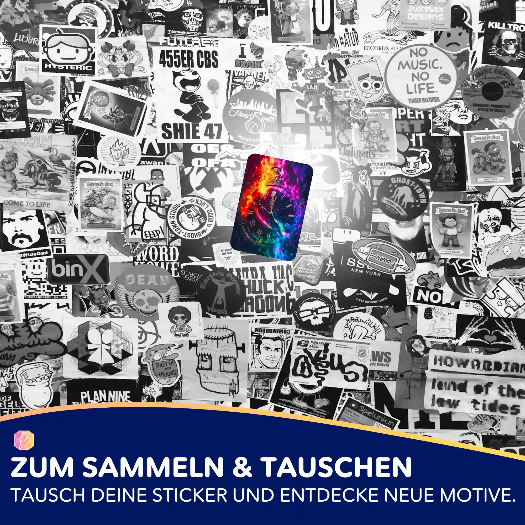 Aufkleber 5er-Set - Time of magic Moments - Image 5