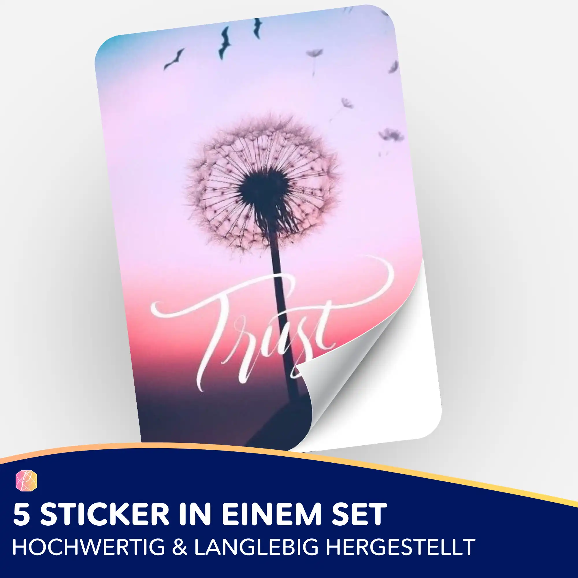 Aufkleber 5er-Set - Trust "Limited Edition" - Image 2