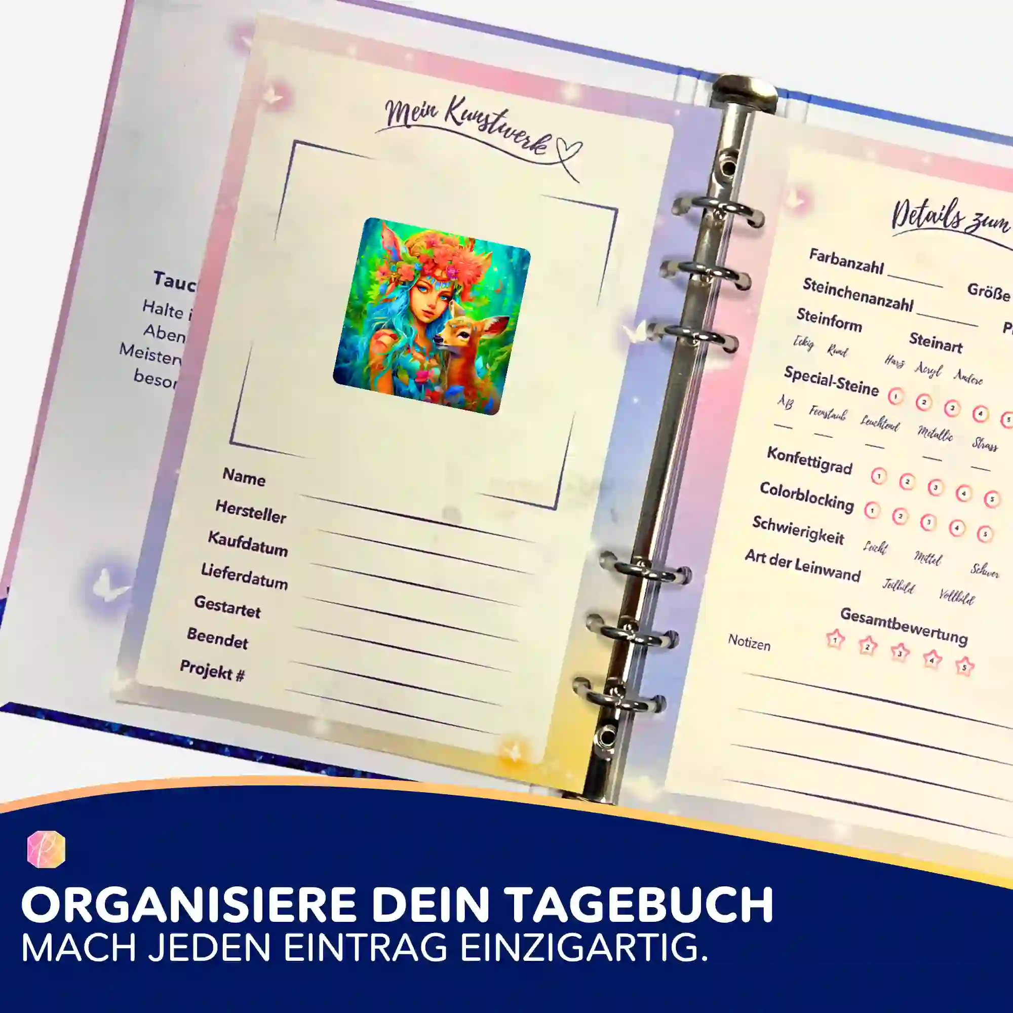 Aufkleber 5er-Set - Waldmädchen - Image 3
