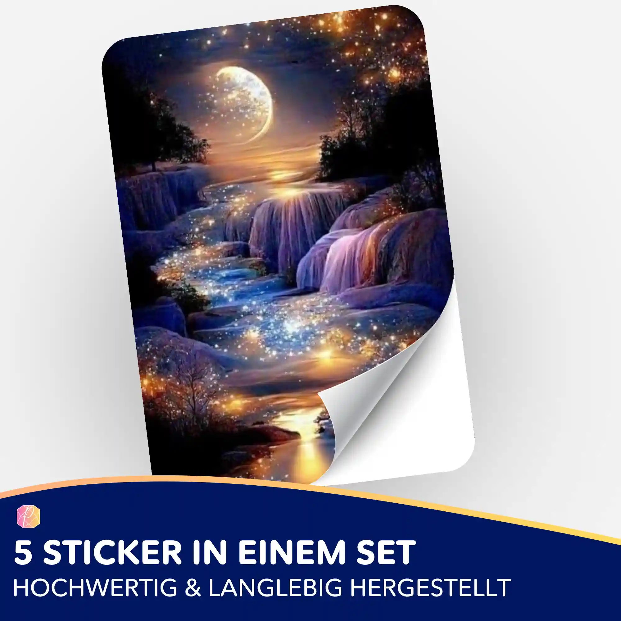 Aufkleber 5er-Set - Wonderful Landscape - Image 2