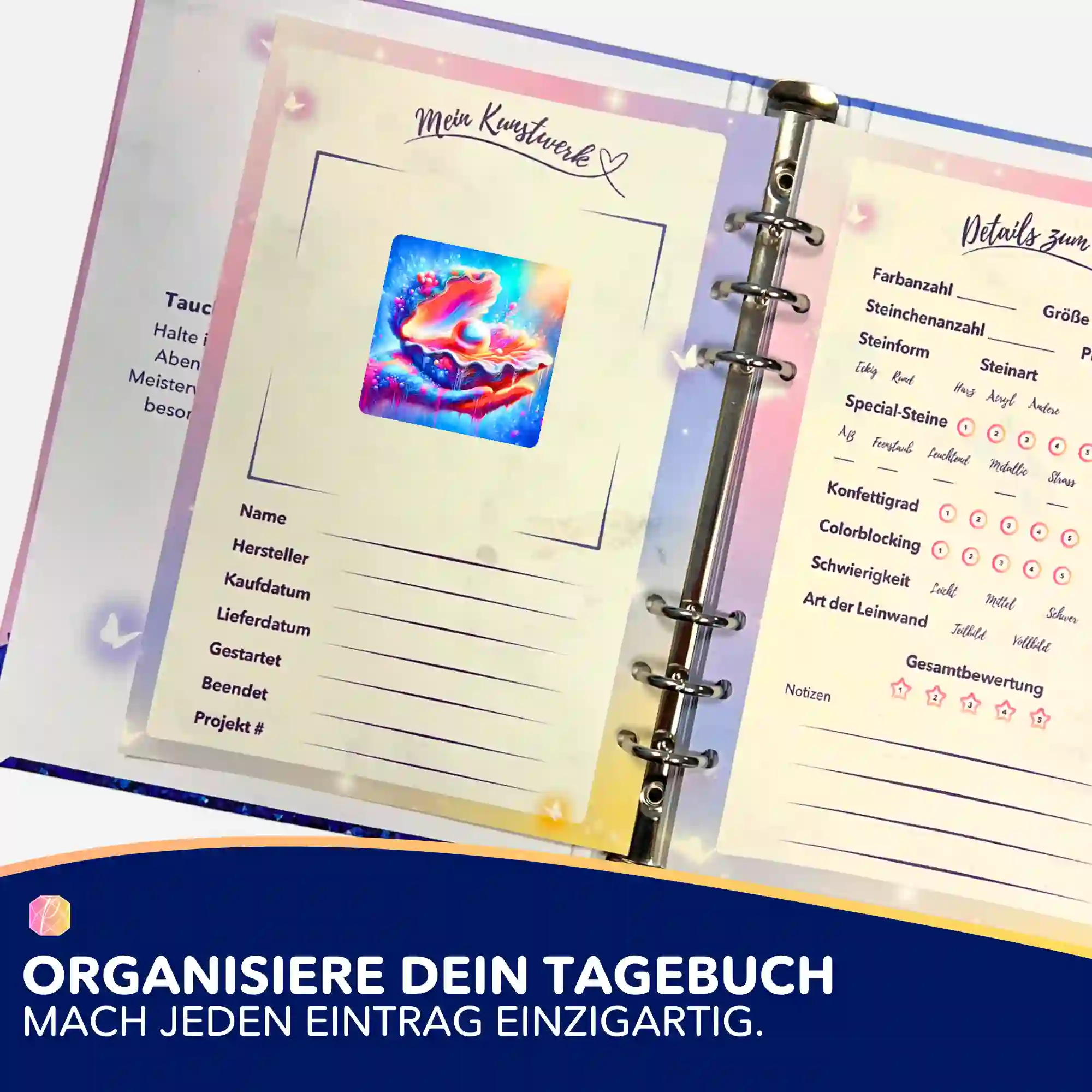 Aufkleber 5er-Set - Zauber des Meeres - Image 3