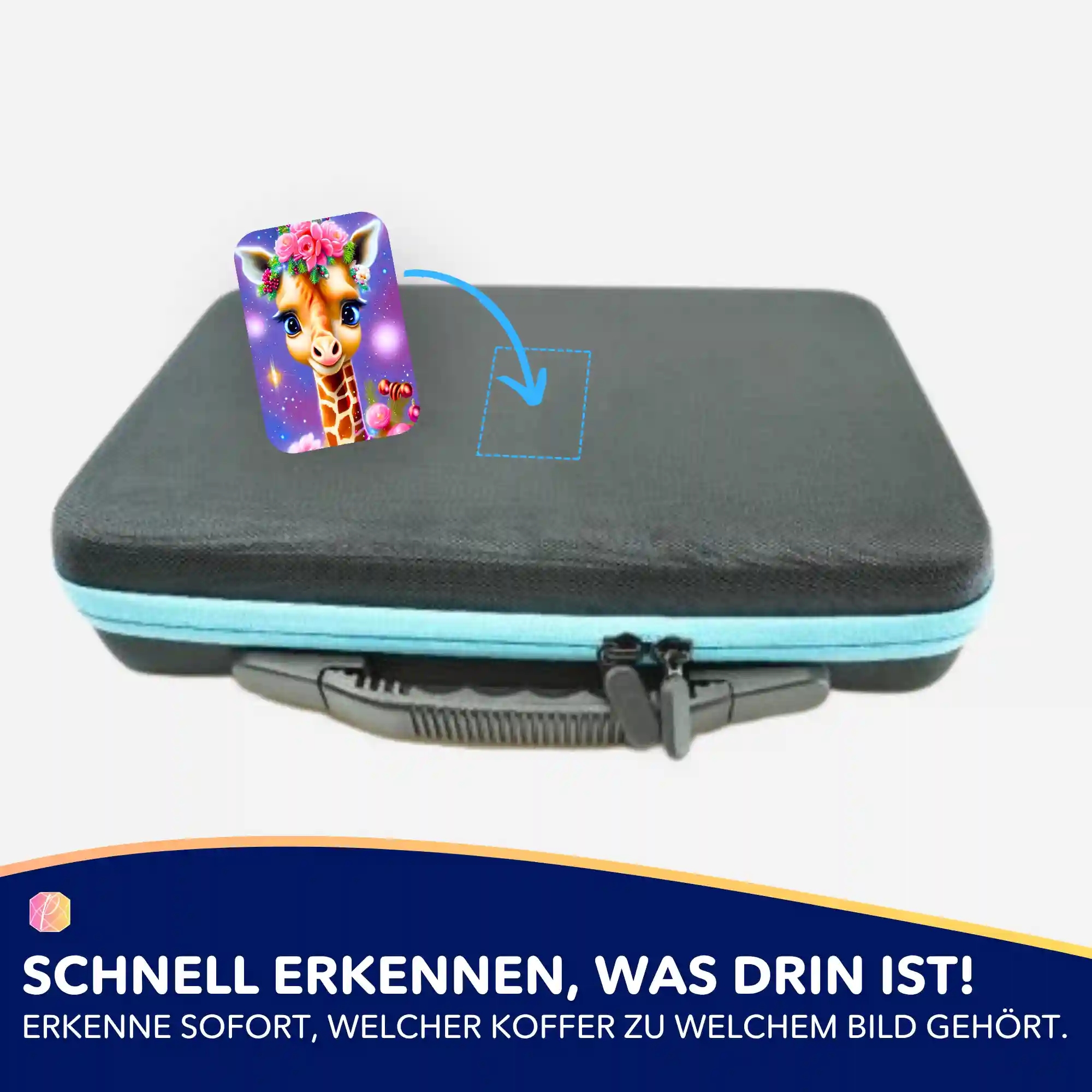 Aufkleber 5er-Set - Zauberhaftes Giraffenbaby - Image 4