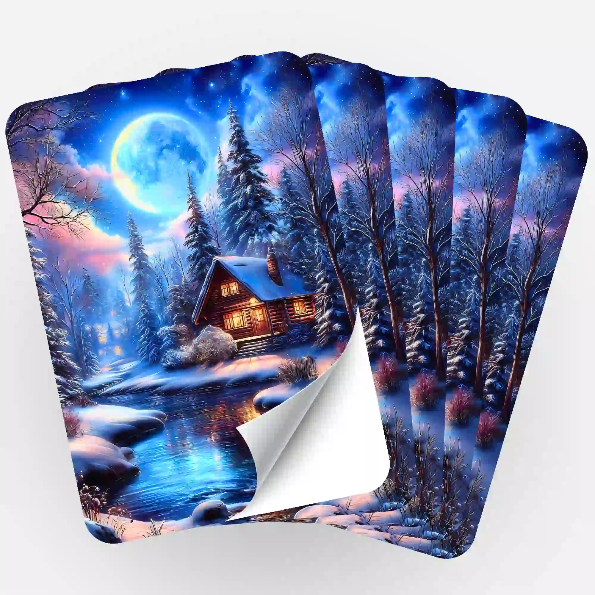 Aufkleber 5er-Set - Zuflucht im Silberlicht "Limited Edition"