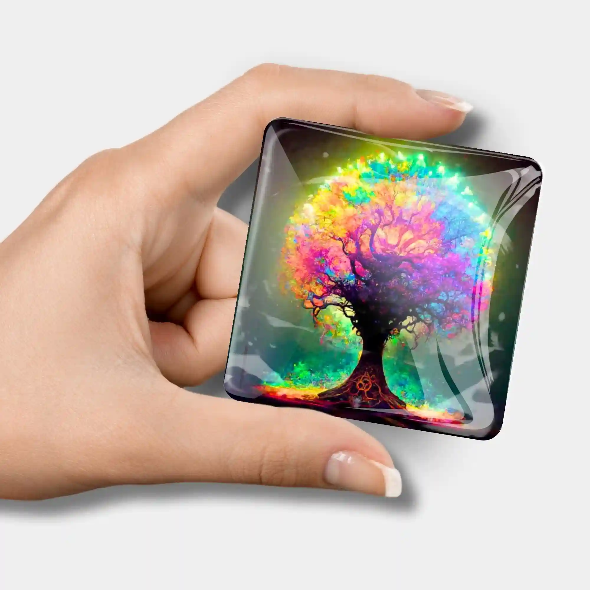 Cover Minder - Colorful lightning Tree