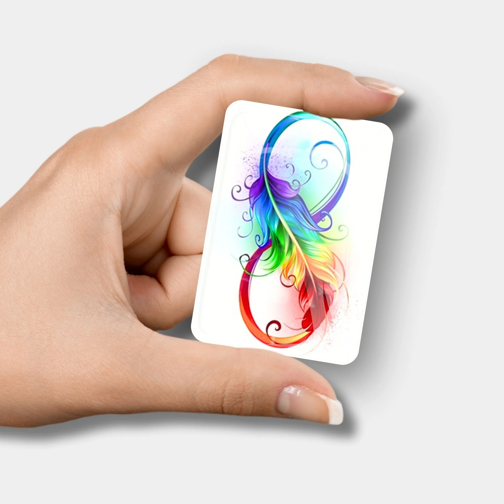 Cover Minder - Infinity Feather