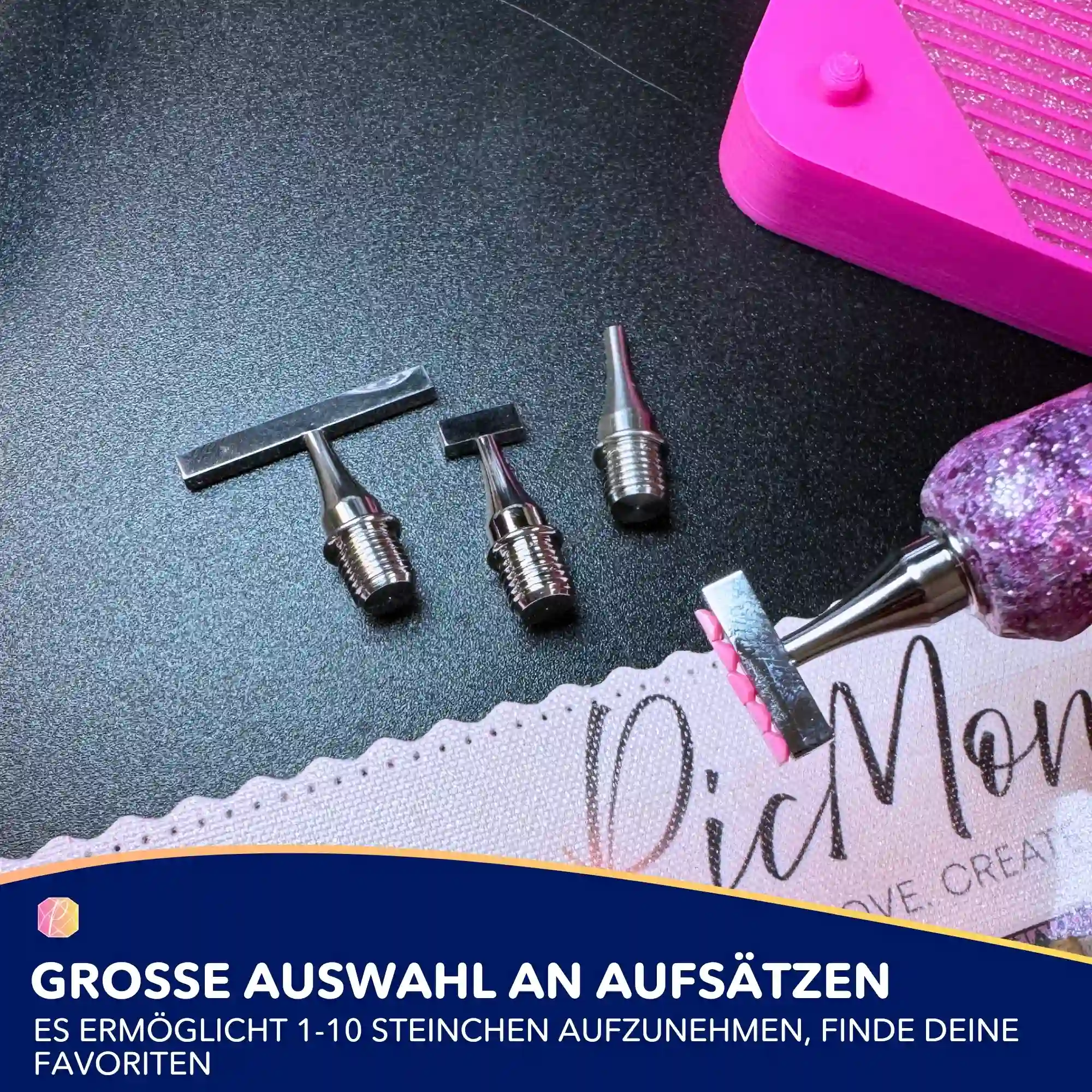 Diamond Painting - 10-teiliges drehbares Aufsatz Set - Image 3