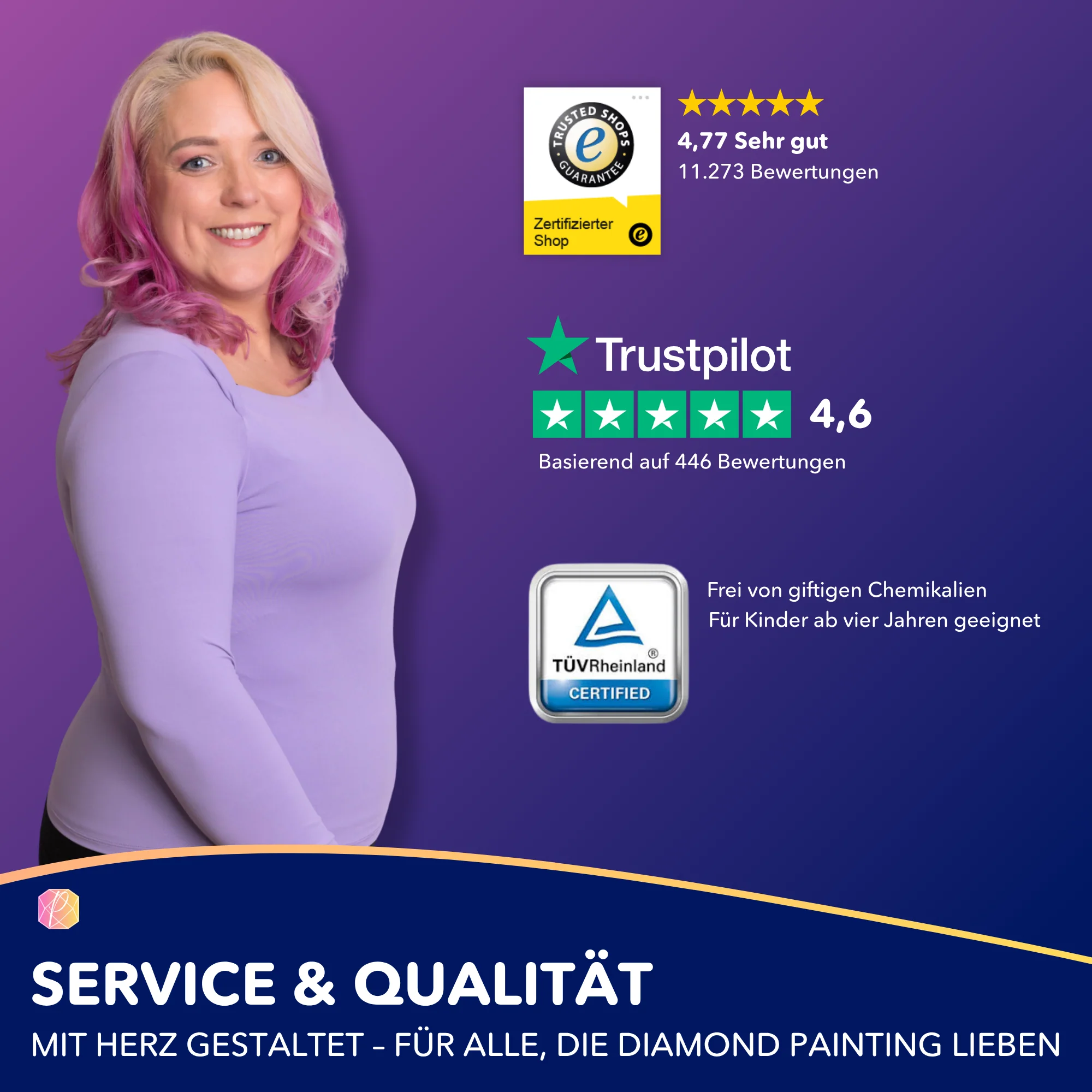 Diamond Painting 100 Farben Special - Schmetterlinge im Regenbogenfluss - Image 9