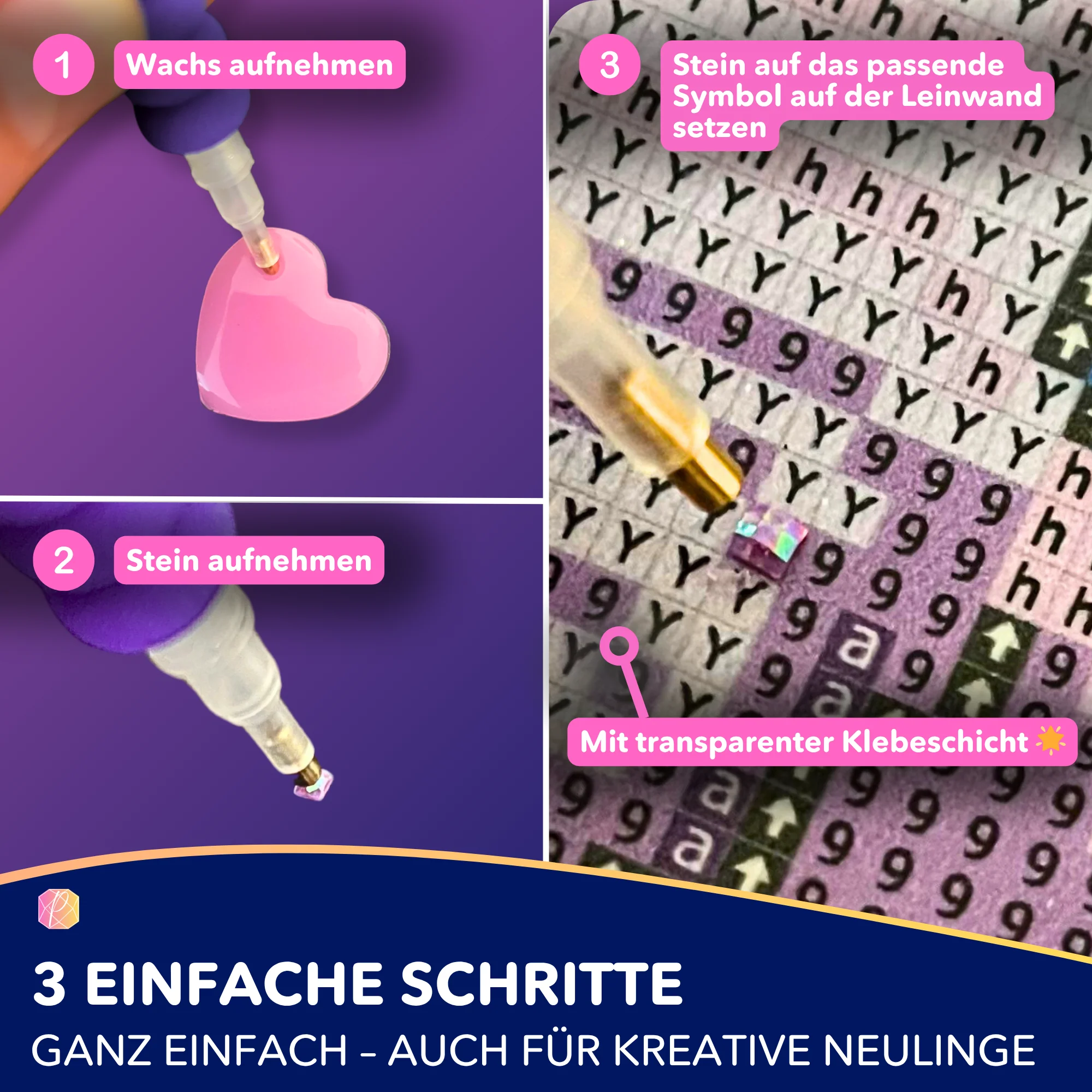 Diamond Painting 100 Farben Special - Träumerei im Federspiel - Image 6