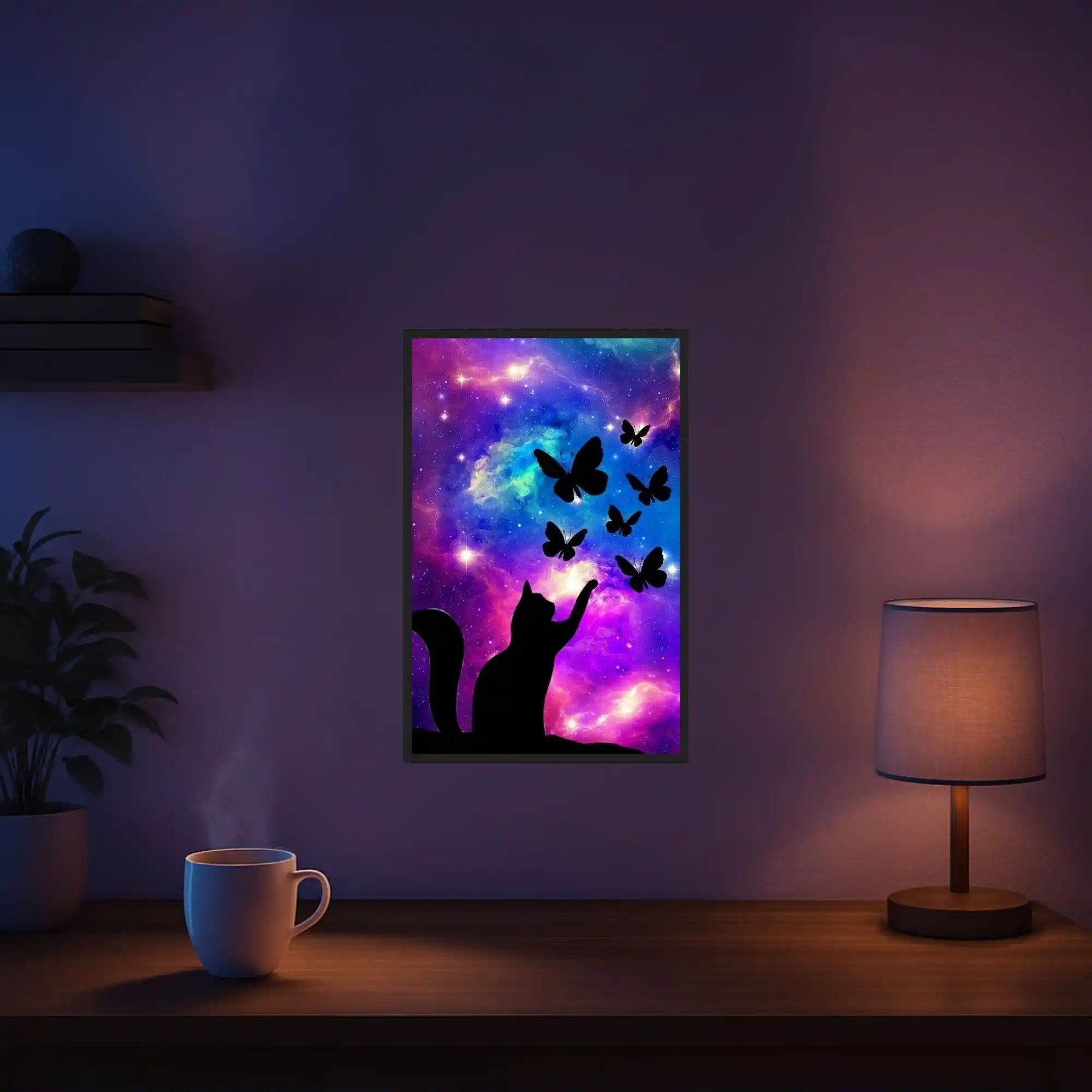 Diamond Painting Leuchtbild Special - Touch the Butterflies - Image 5