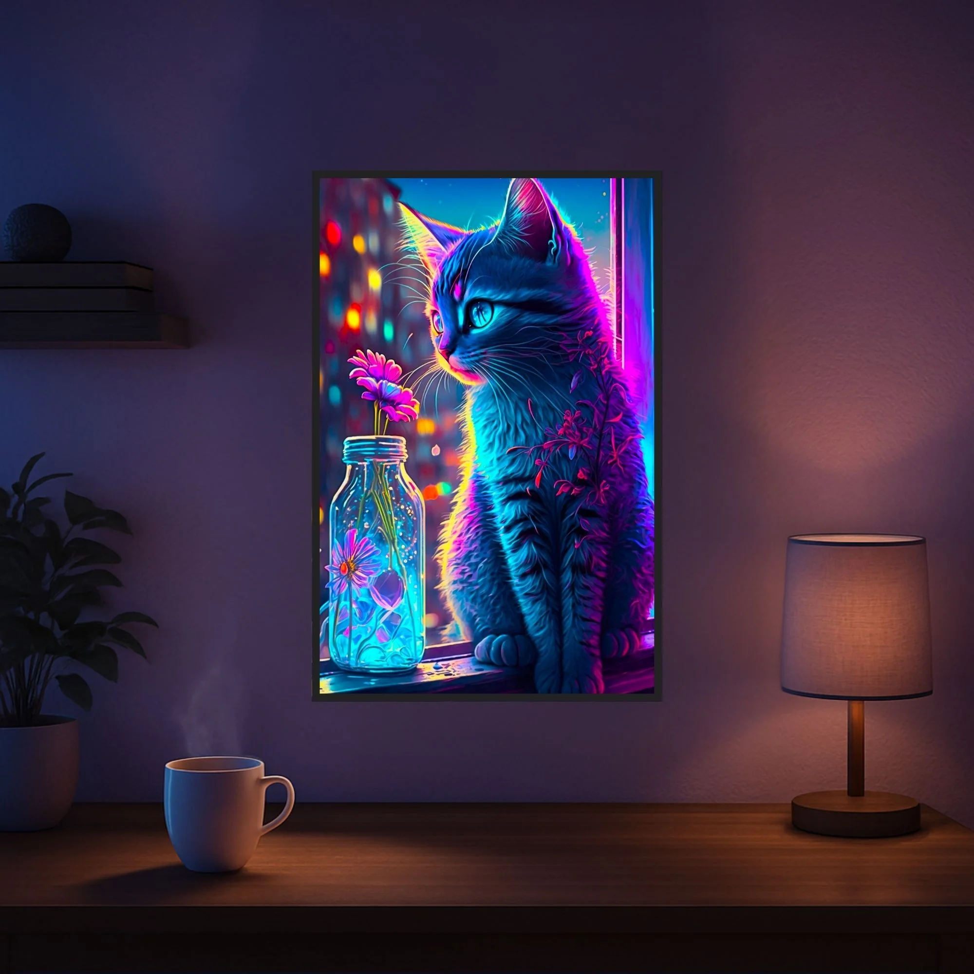 Diamond Painting AB Special - Little Cat of Flowers - Image 5