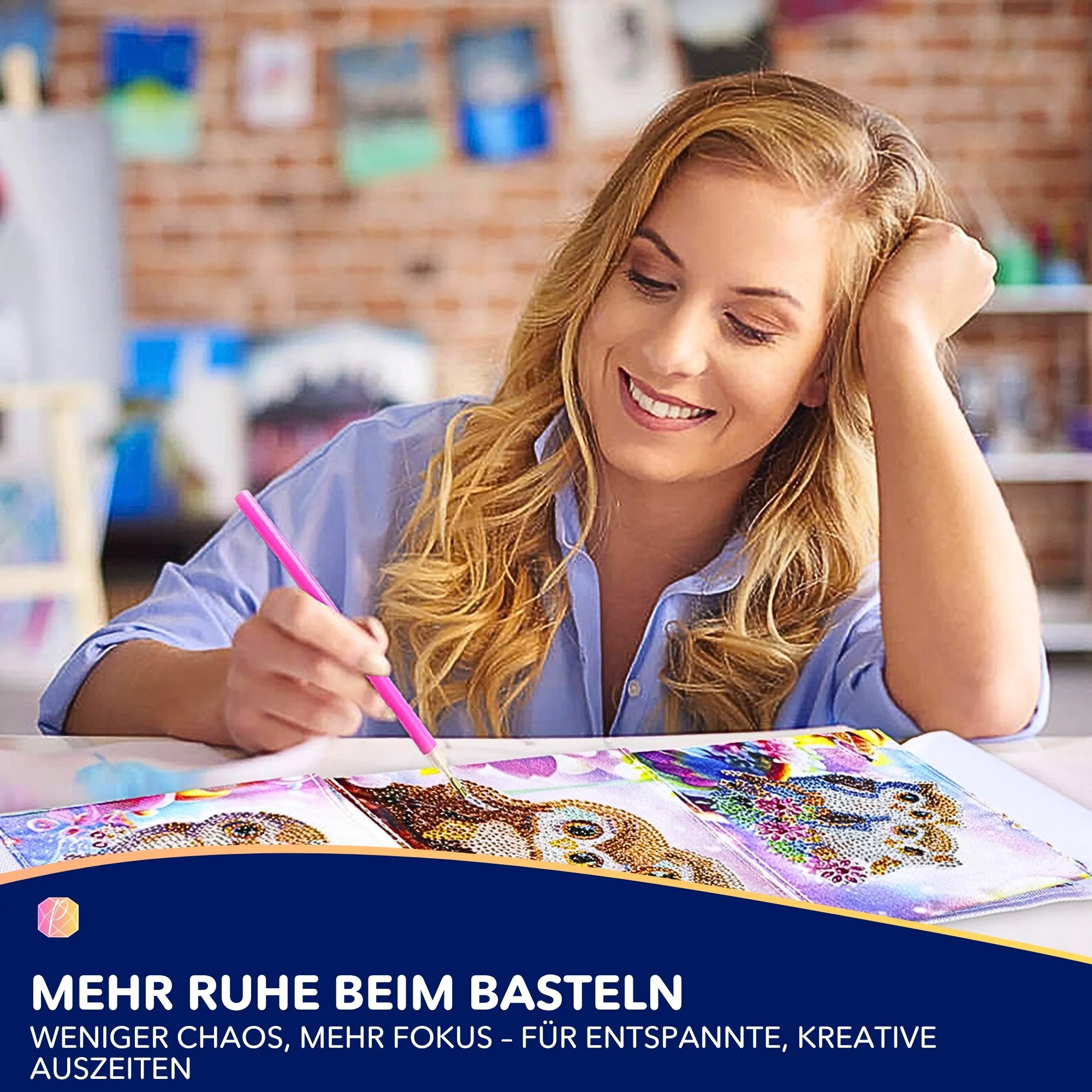 Diamond Painting Aufbewahrung zum Bepainten - Eulen - Image 6