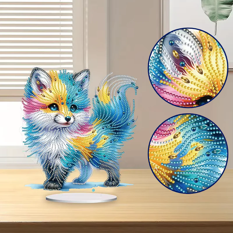 Diamond Painting Aufsteller - Colorful Foxy - Image 2